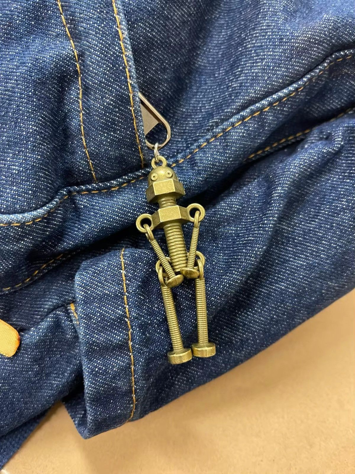Vintage Creative Screw Robot Keychains Size ONE SIZE - 2 Thumbnail
