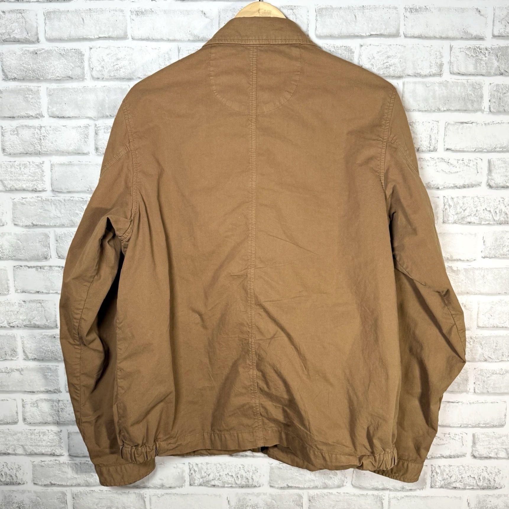 Orvis VINTAGE Orvis Mens Windbreaker Jacket Full-Zip Brown Cotton Size M Size US M / EU 48-50 / 2 - 5 Thumbnail
