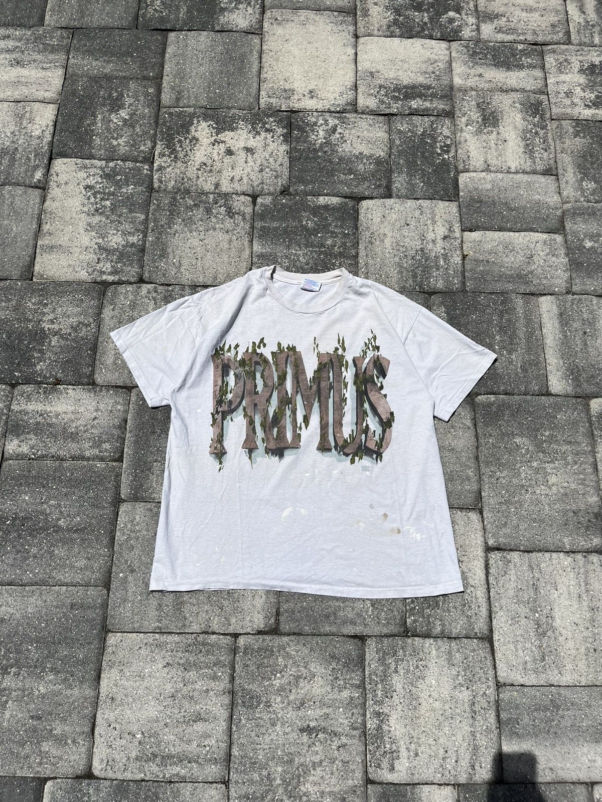 Band Tees × Vintage Vintage 90s Primus Band Single Stitch Shirt Size US XL / EU 56 / 4 - 1 Thumbnail