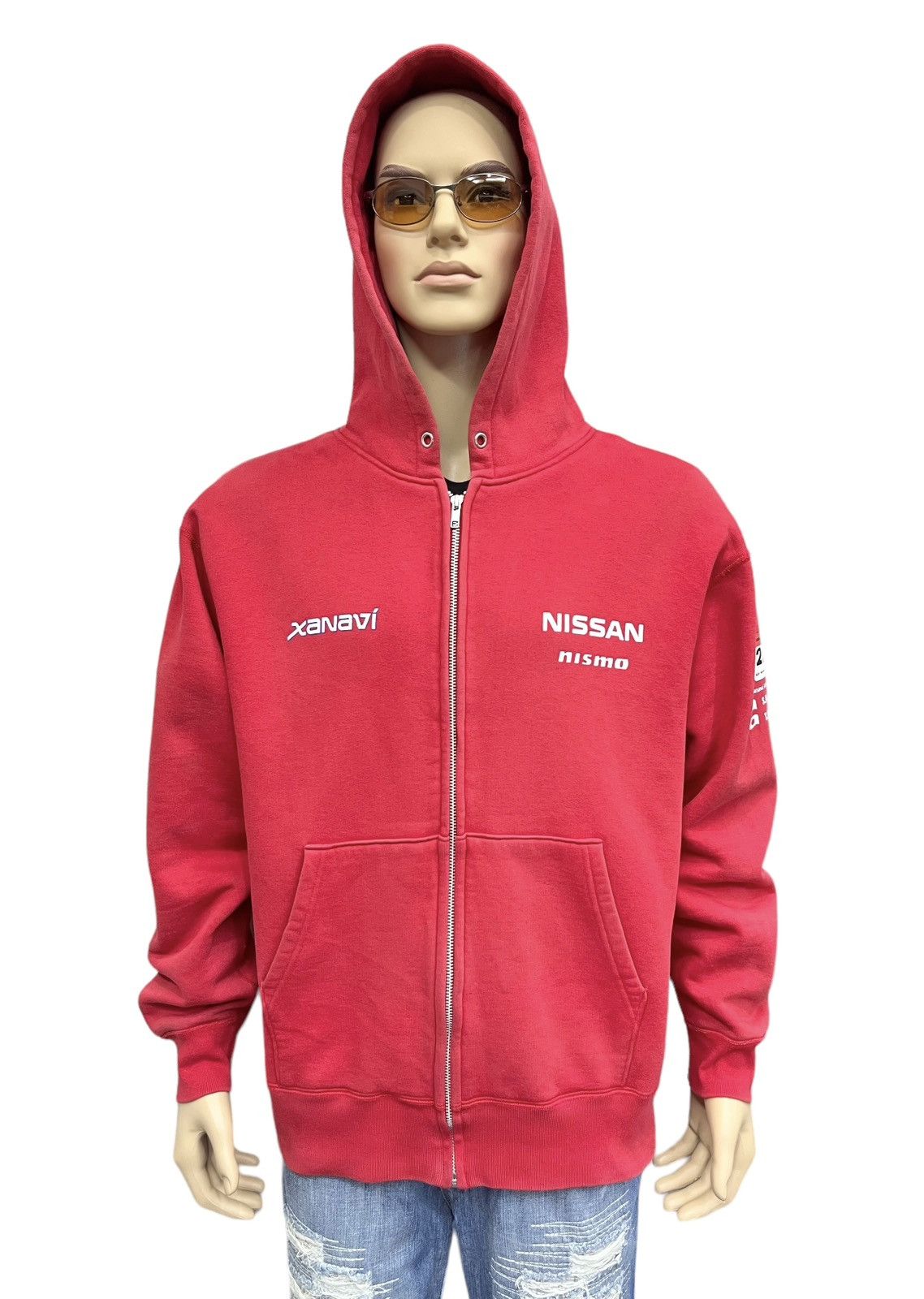 Nissan 🔥 NISSAN NISMO RACING XANAVI RAYS ENGINEERING Zipper Hoodie Size US L / EU 52-54 / 3 - 5 Thumbnail