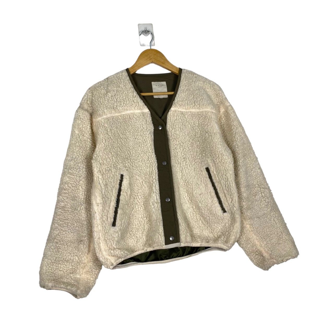 Beams Plus × Japanese Brand Beam X B'ming cropped fleece button up jacket Size US S / EU 44-46 / 1 - 3 Thumbnail