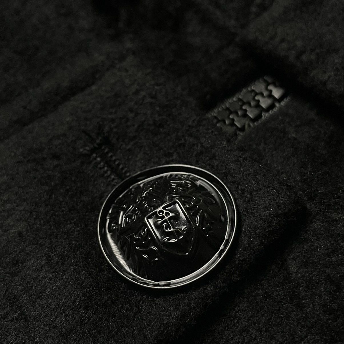 If Six Was Nine × Japanese Brand × Yasuyuki Ishii CRAZY ANGEL BUTTON UP ZIPPER PUNK GOTHIC WOOL HOODIE JACKET Size US XXL / EU 58 / 5 - 20 Thumbnail