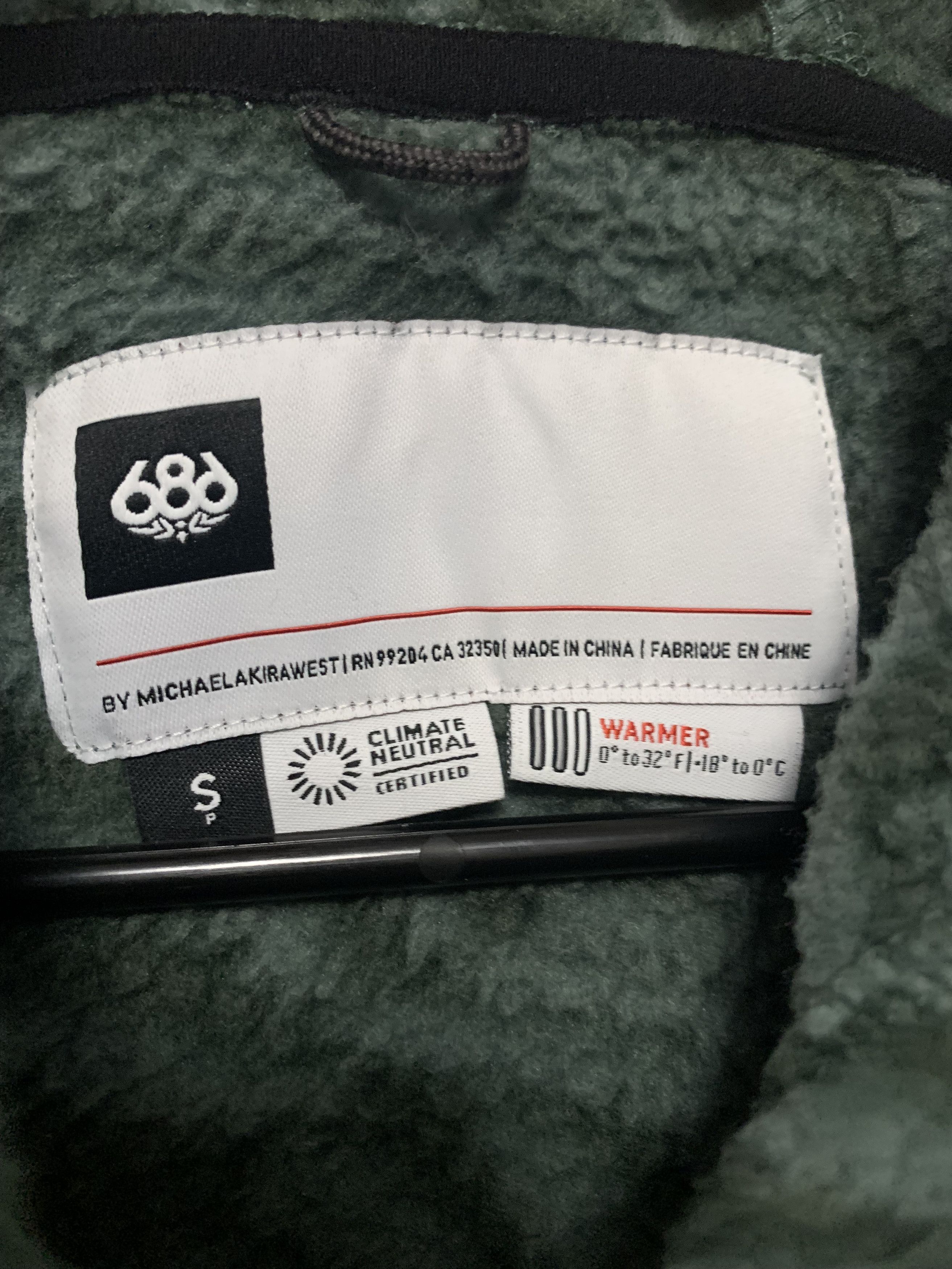 686 686 Sherpa Hoodie ⊛ GREEN ⊛ Basically New Size US S / EU 44-46 / 1 - 5 Thumbnail
