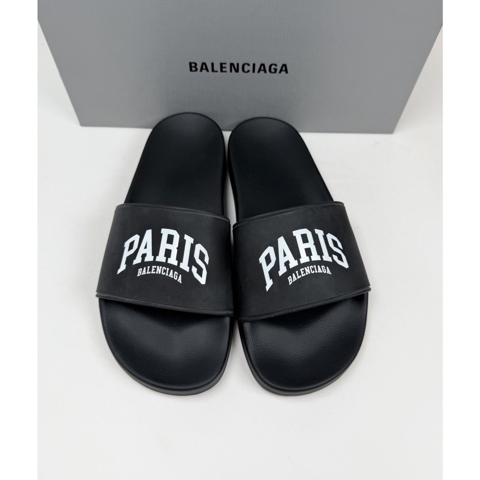 Balenciaga Size 40EU/7US - Balenciaga Black Rubber Sandals NEW Size US 7 / EU 40 - 2 Thumbnail