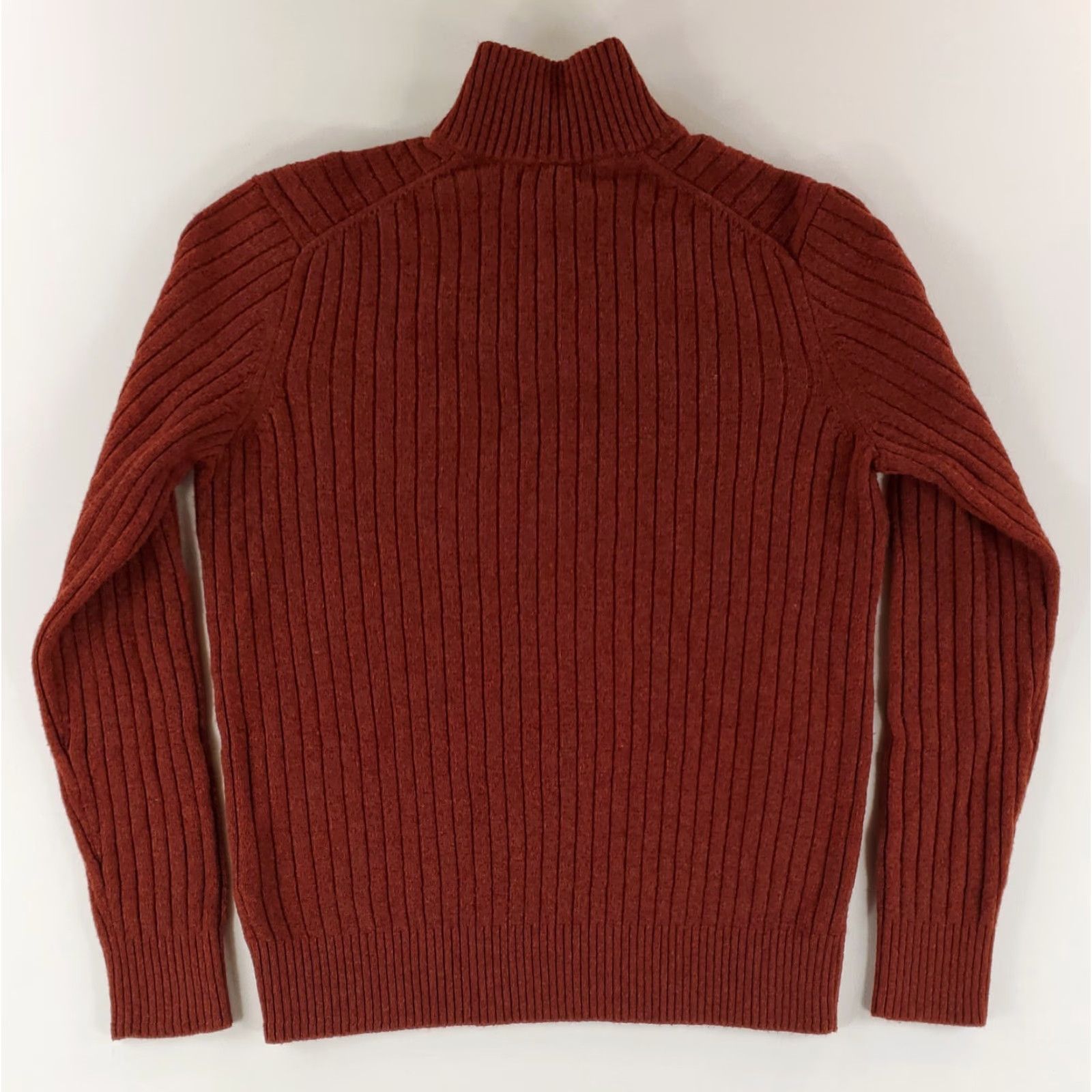 Banana Republic Banana Republic Sweater Henley Wool Blend 4 Button Ribbed Long Sleeve Red Mens L Size US L / EU 52-54 / 3 - 3 Thumbnail