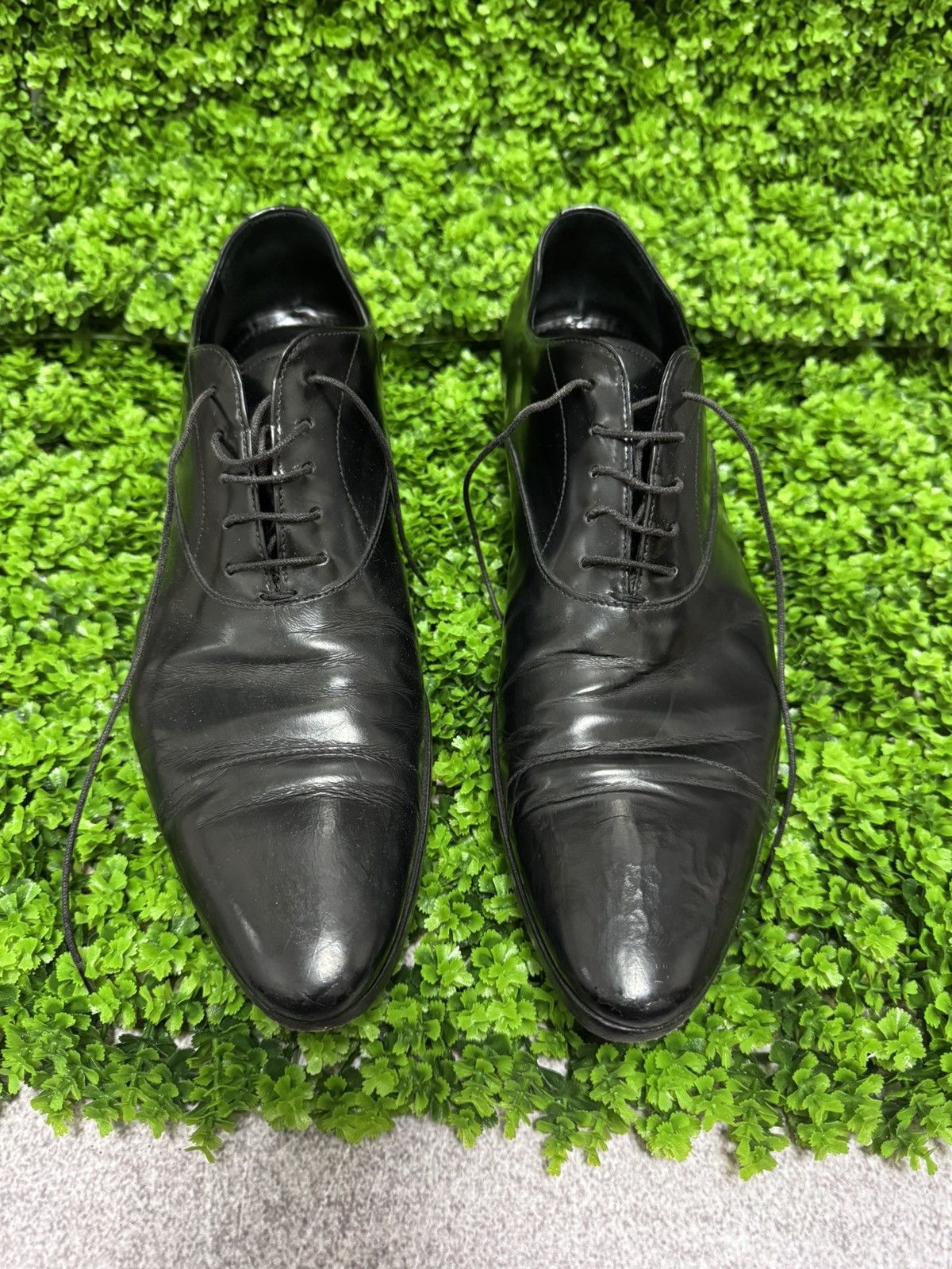 Prada Prada vintage leather shoes Size US 11.5 / EU 44-45 - 1 Thumbnail