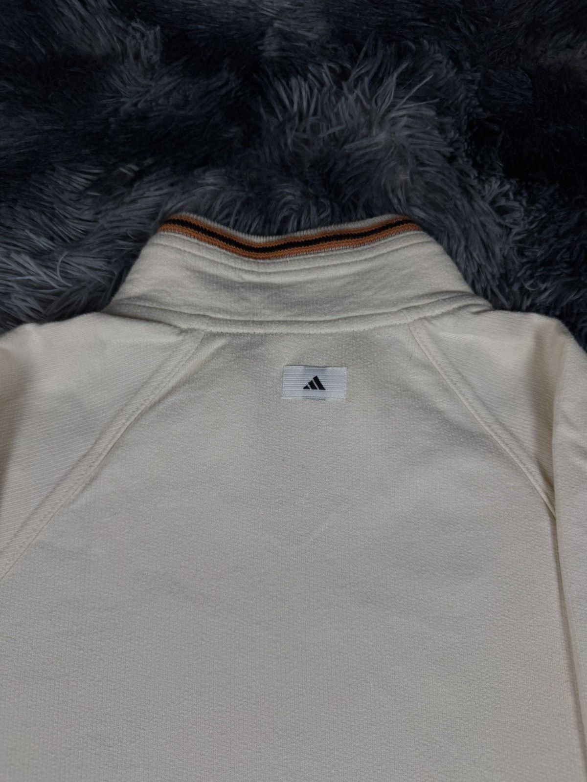 Adidas Adidas – Vintage Jacket – Cream/Off-White – Size M 👕 Size US M / EU 48-50 / 2 - 11 Thumbnail