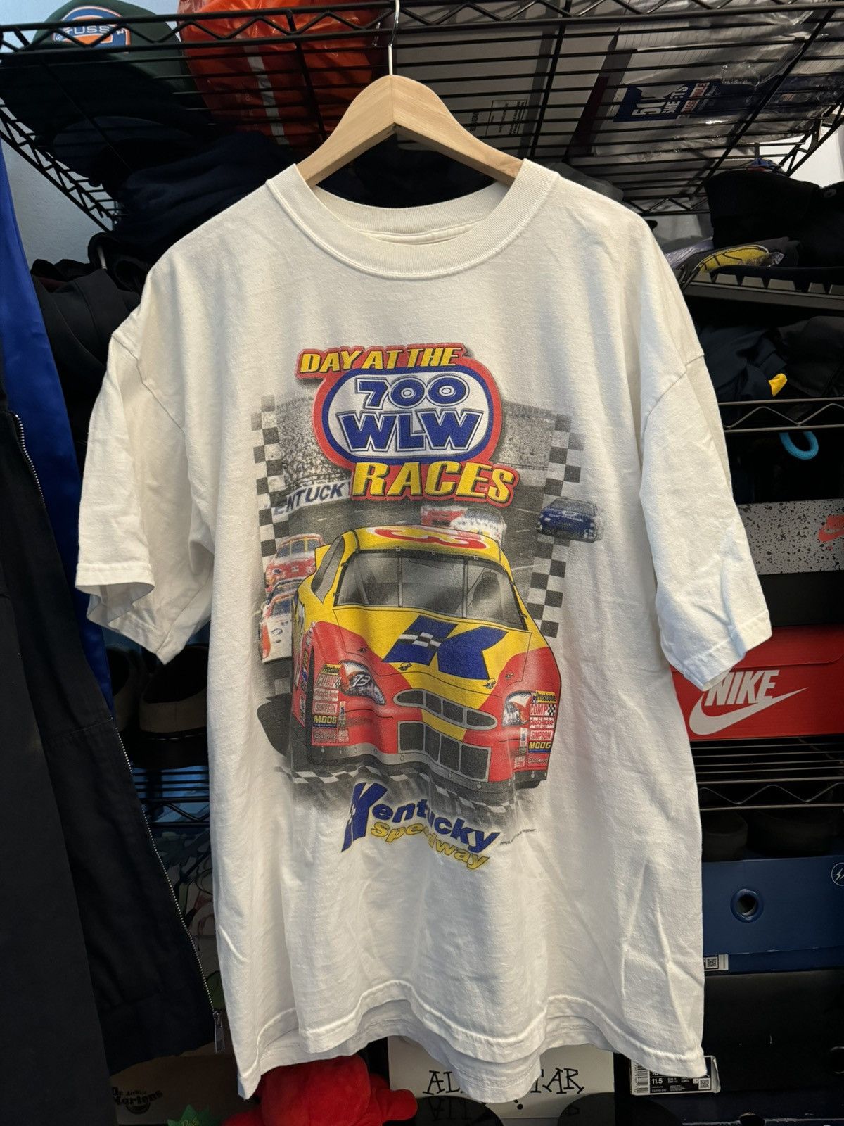 NASCAR × Vintage Vintage Nascar Kentucky Speedway Tee Size US XL / EU 56 / 4 - 2 Thumbnail