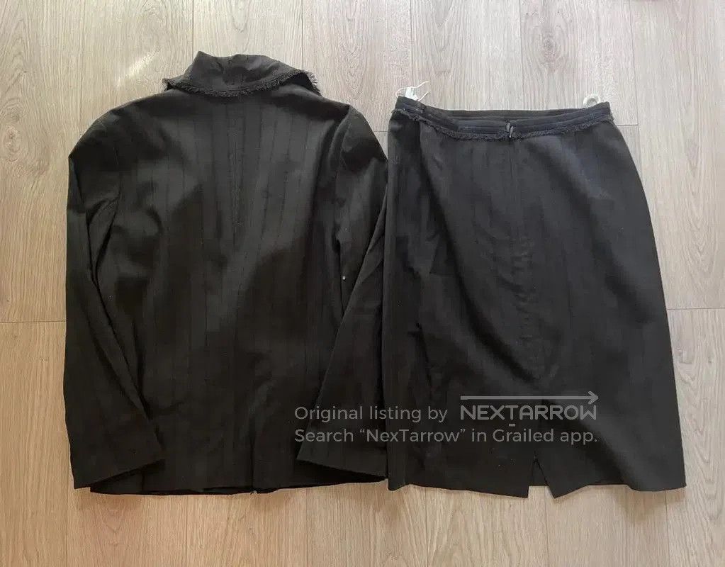 Lanvin Lanvin Cotton Blend Striped Cardigan in Dark Green . Size M / US 6-8 / IT 42-44 - 1 Thumbnail