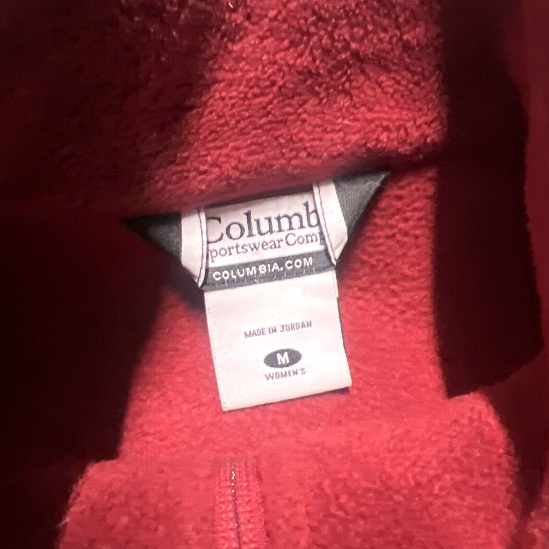 Vintage Columbia Vest Womens Medium Red Outdoor Full Zip Fleece Casual Sleeveless Ladies Size M / US 6-8 / IT 42-44 - 5 Thumbnail