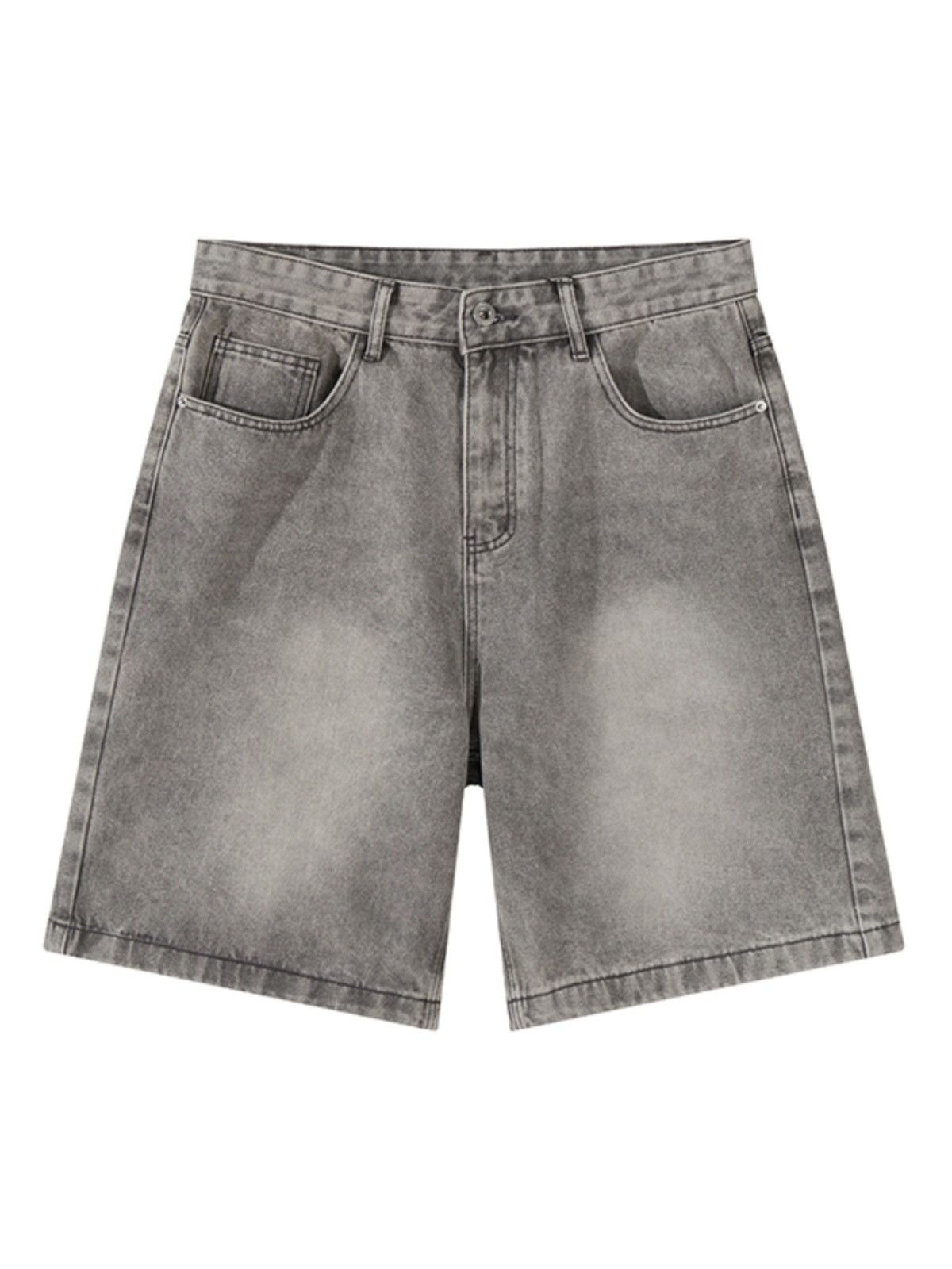 Japanese Brand × Jean Retro straight leg loose denim shorts Size US 32 / EU 48 - 7 Thumbnail