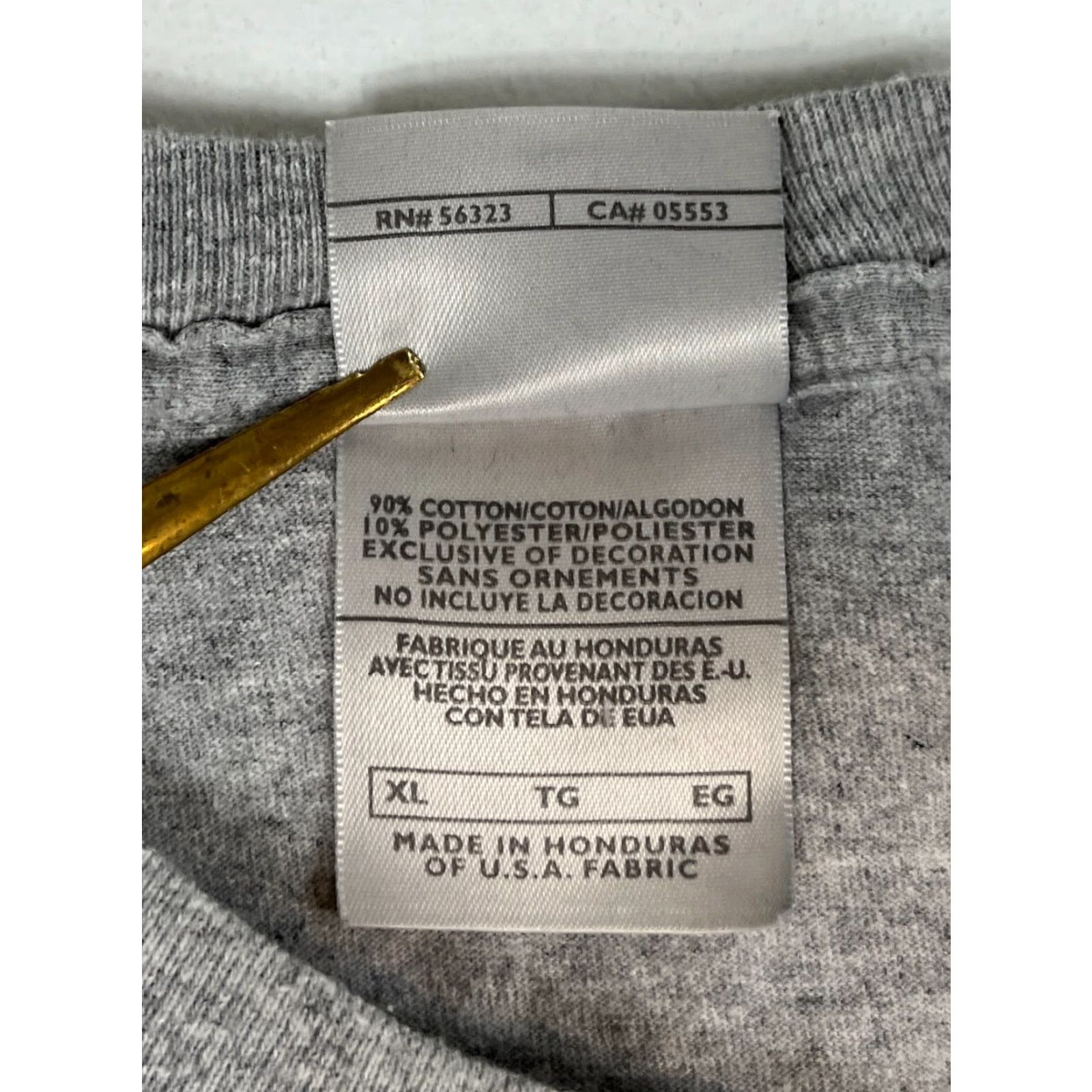 Nike Nike Chicago T-Shirt Mens Vintage XL Silv er Tag Heather Gray Cotton Blend Short Sleeve Crew Neck 2000s Slogan: Chicago Size US XL / EU 56 / 4 - 5 Thumbnail