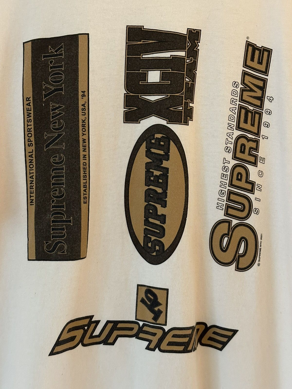 Supreme Supreme Multi Logos Tee Size US XL / EU 56 / 4 - 2 Thumbnail