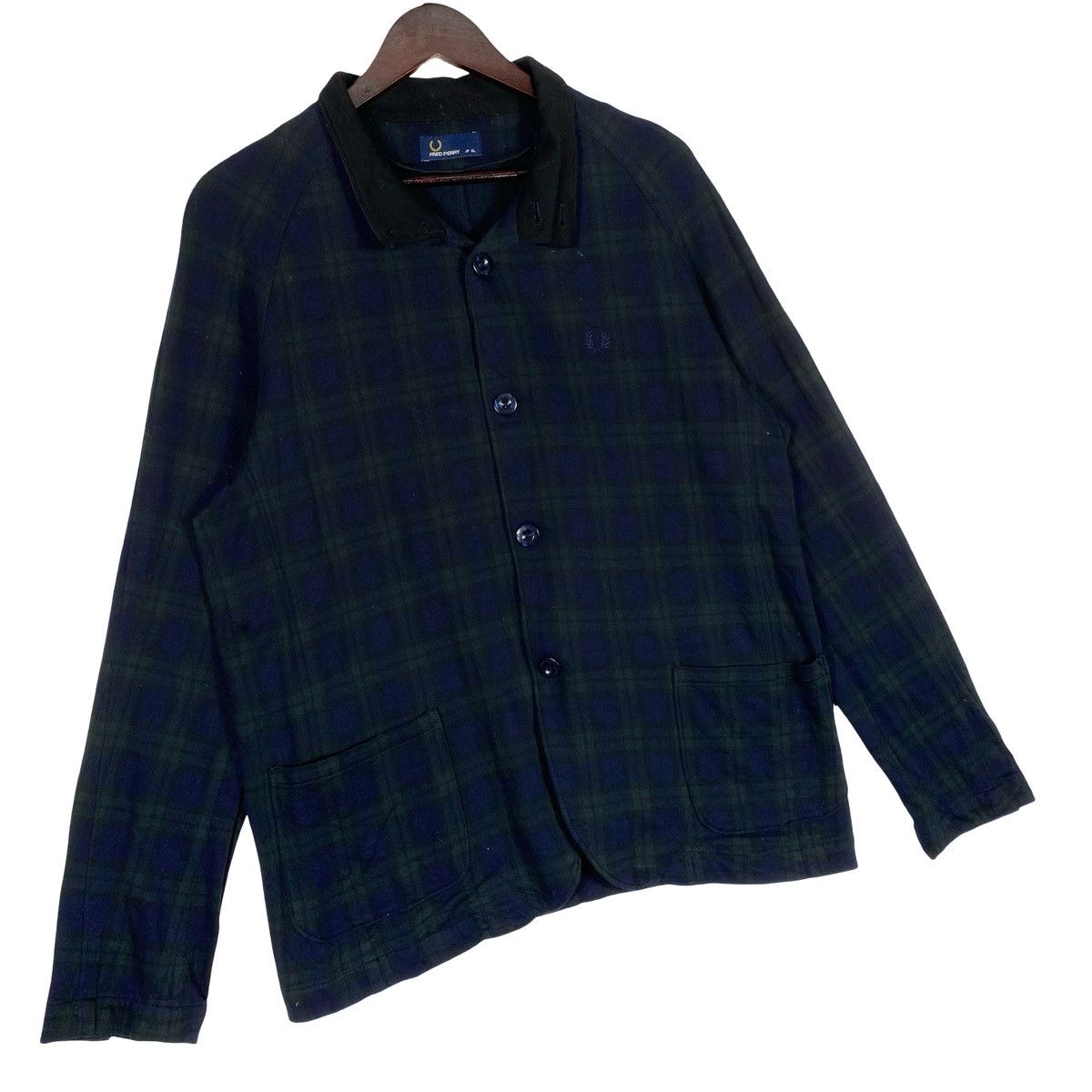 Fred Perry Fred Perry Tartan Check Button Up Jacket Size US XL / EU 56 / 4 - 2 Thumbnail