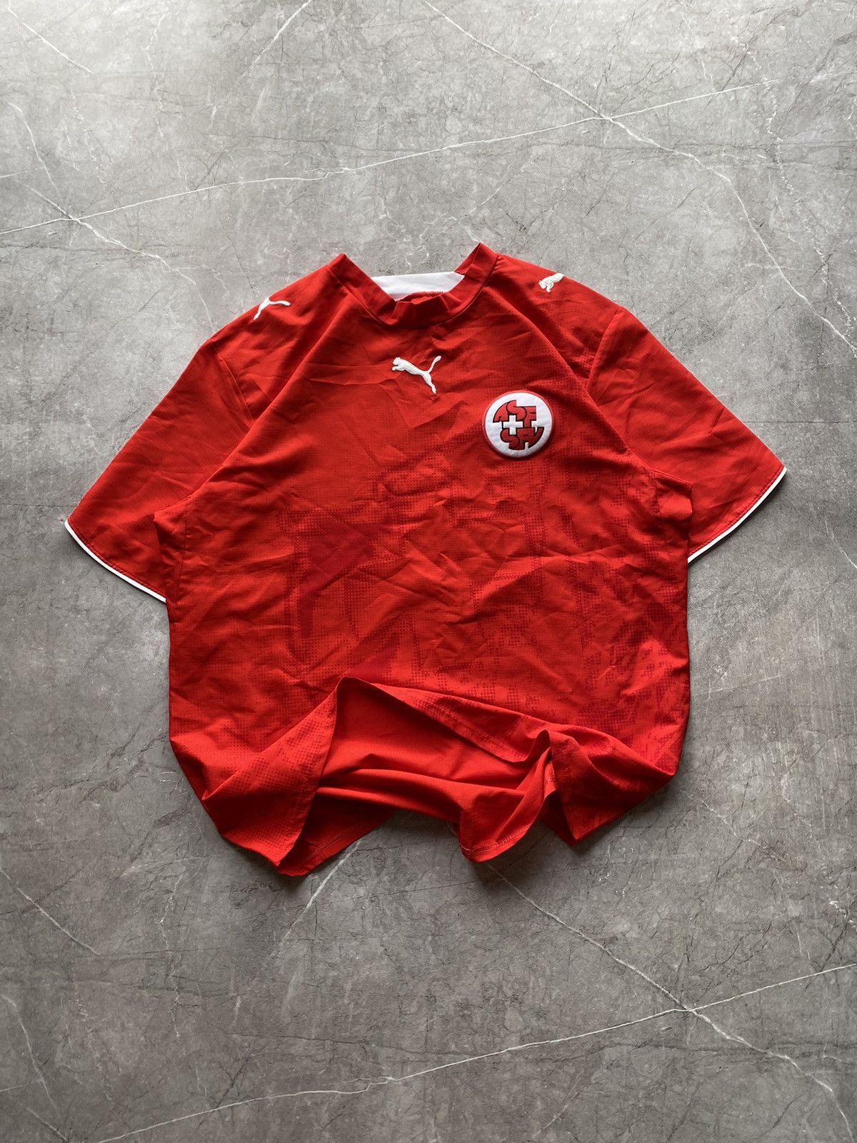 Puma Vintage Puma Switzerland 2006-2008 Soccer Football Jersey Size US L / EU 52-54 / 3 - 2 Thumbnail