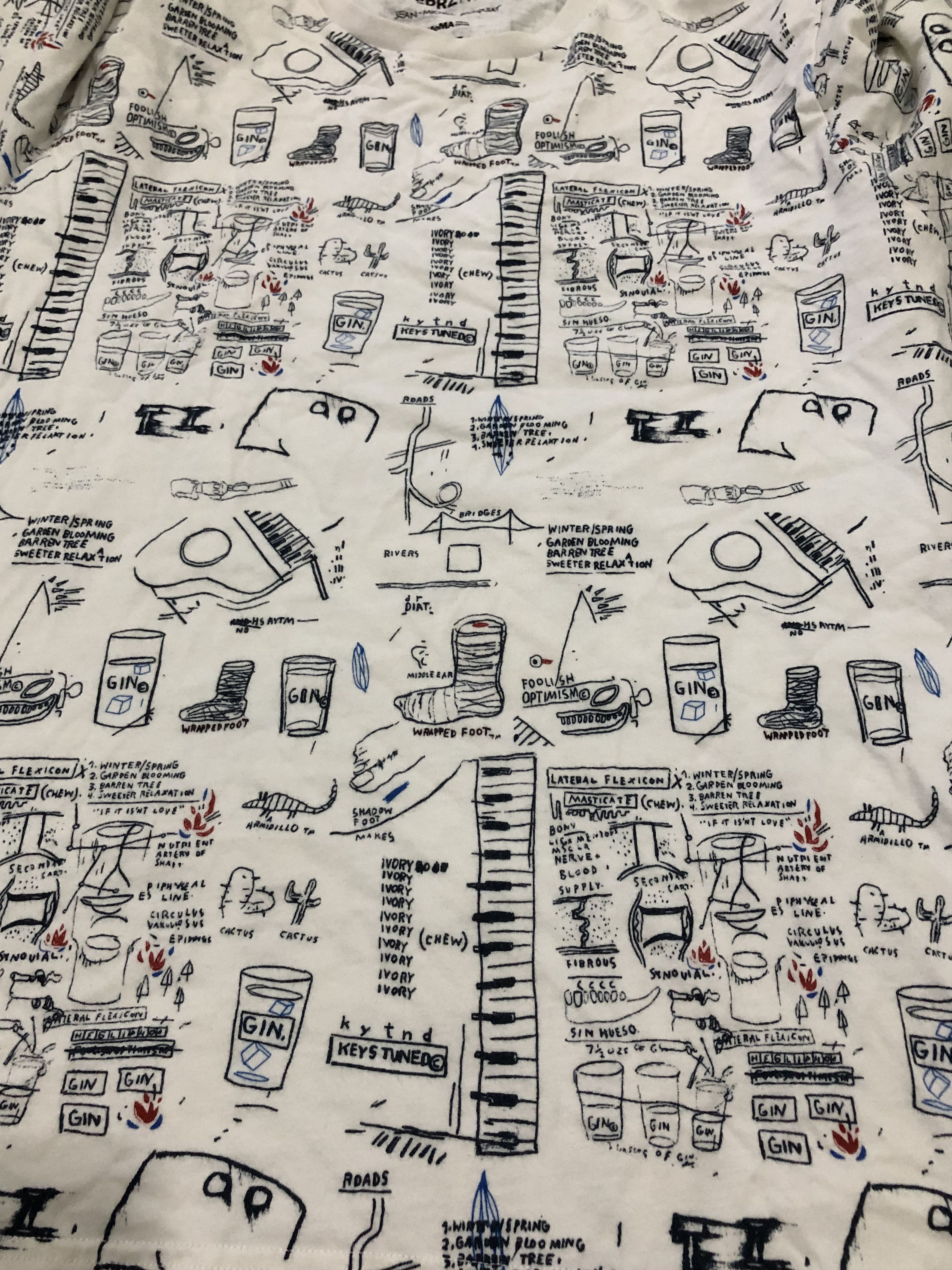 Jean-Michel Basquiat × Uniqlo Modern Art Jean Michel Basquiat x Uniqlo T-shirts Size US M / EU 48-50 / 2 - 7 Thumbnail