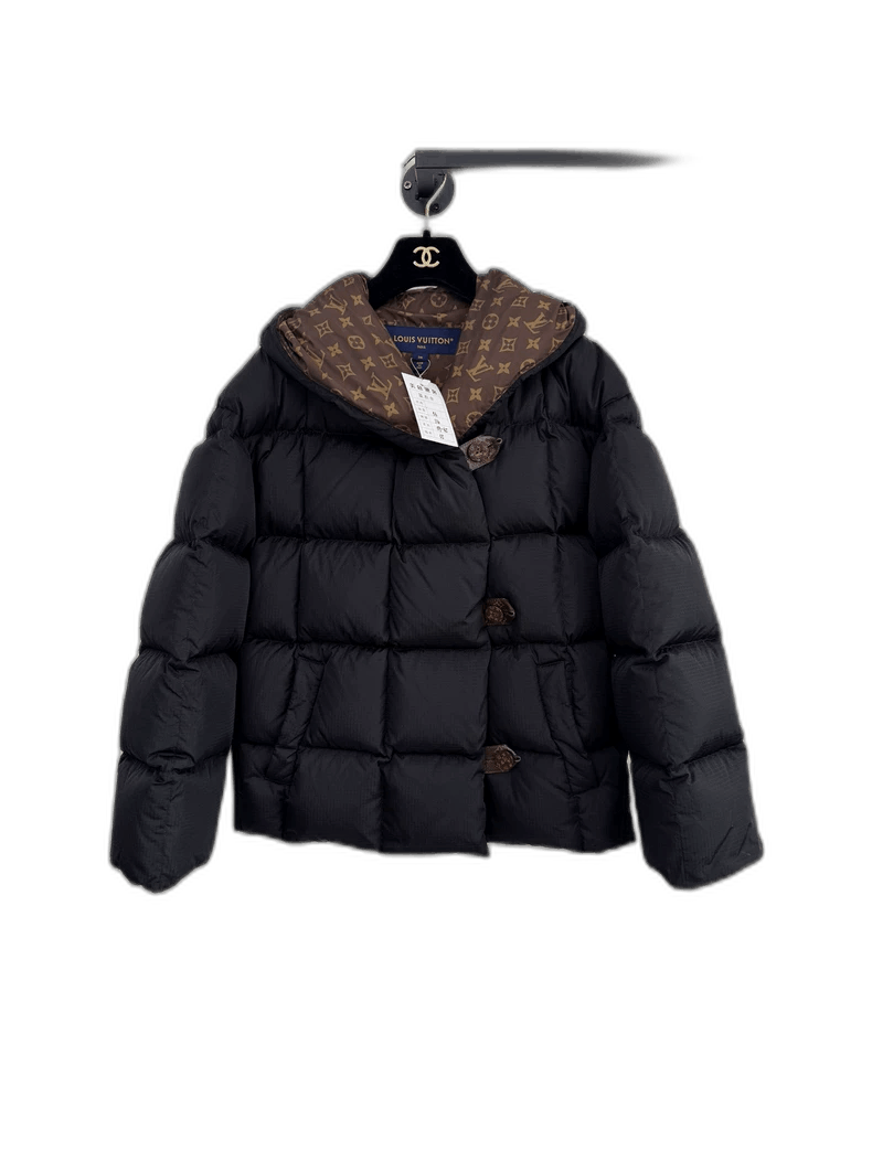 Louis Vuitton Louis Vuitton Black Puffer Jacket Size 34 | Grailed
