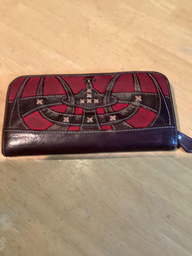 Vivienne Westwood Orb Stitch Pattern Long Wallet Size ONE SIZE - 1 Thumbnail