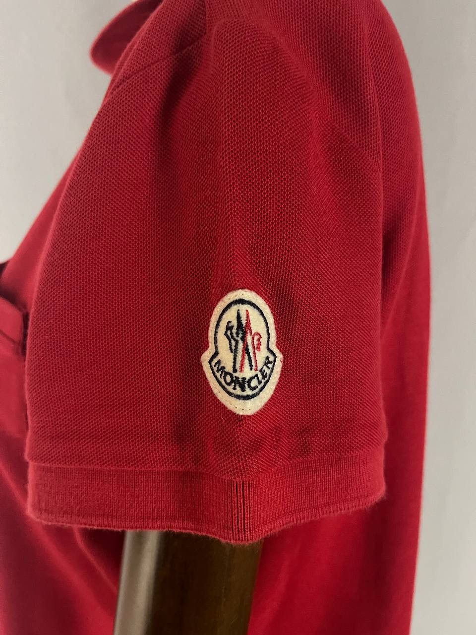 Moncler Moncler Polo Red Size L / US 10 / IT 46 - 6 Thumbnail