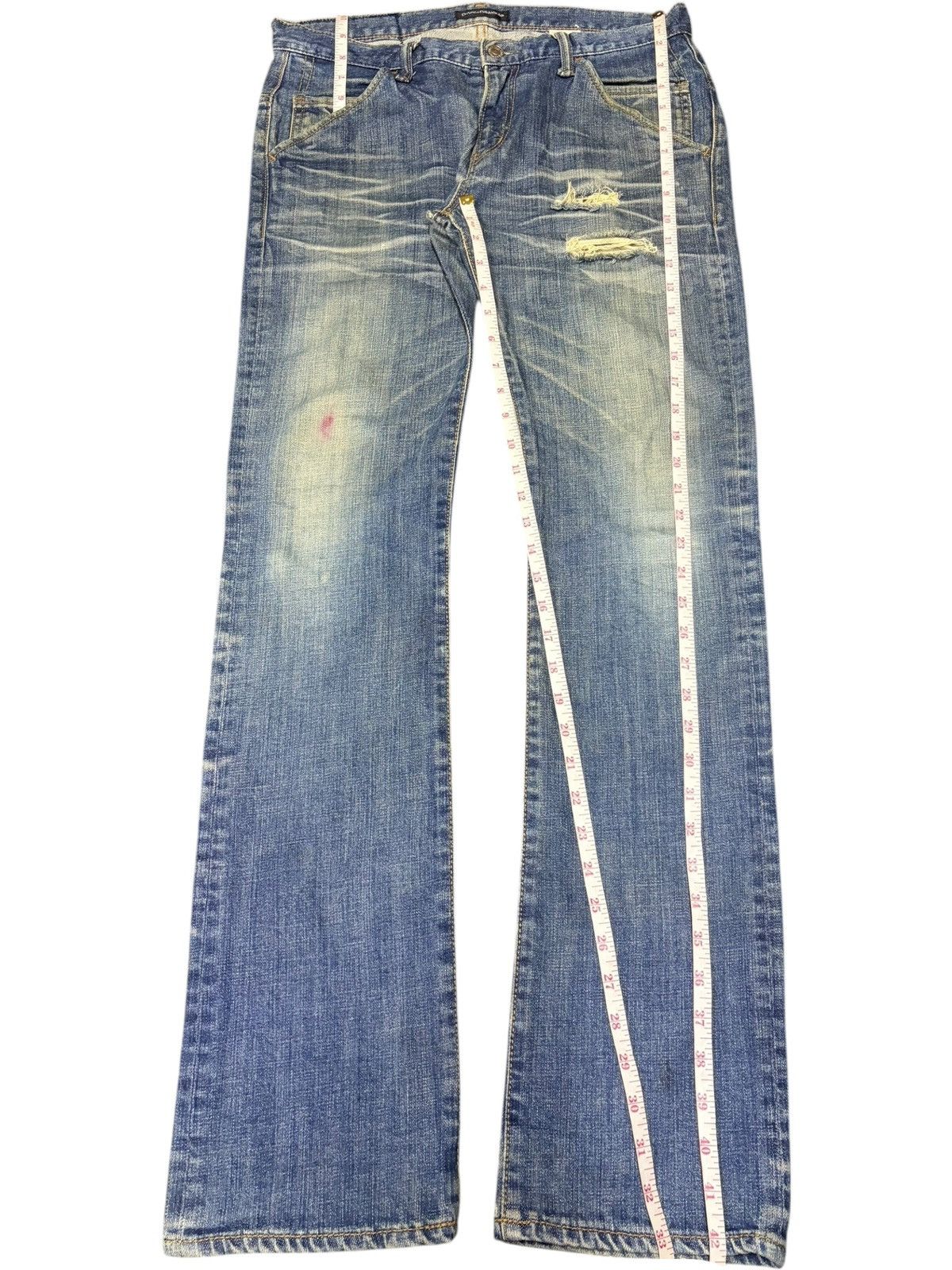 Diesel Vintage Japanese Brand Mud Wash Distressed Jeans Size US 32 / EU 48 - 7 Thumbnail