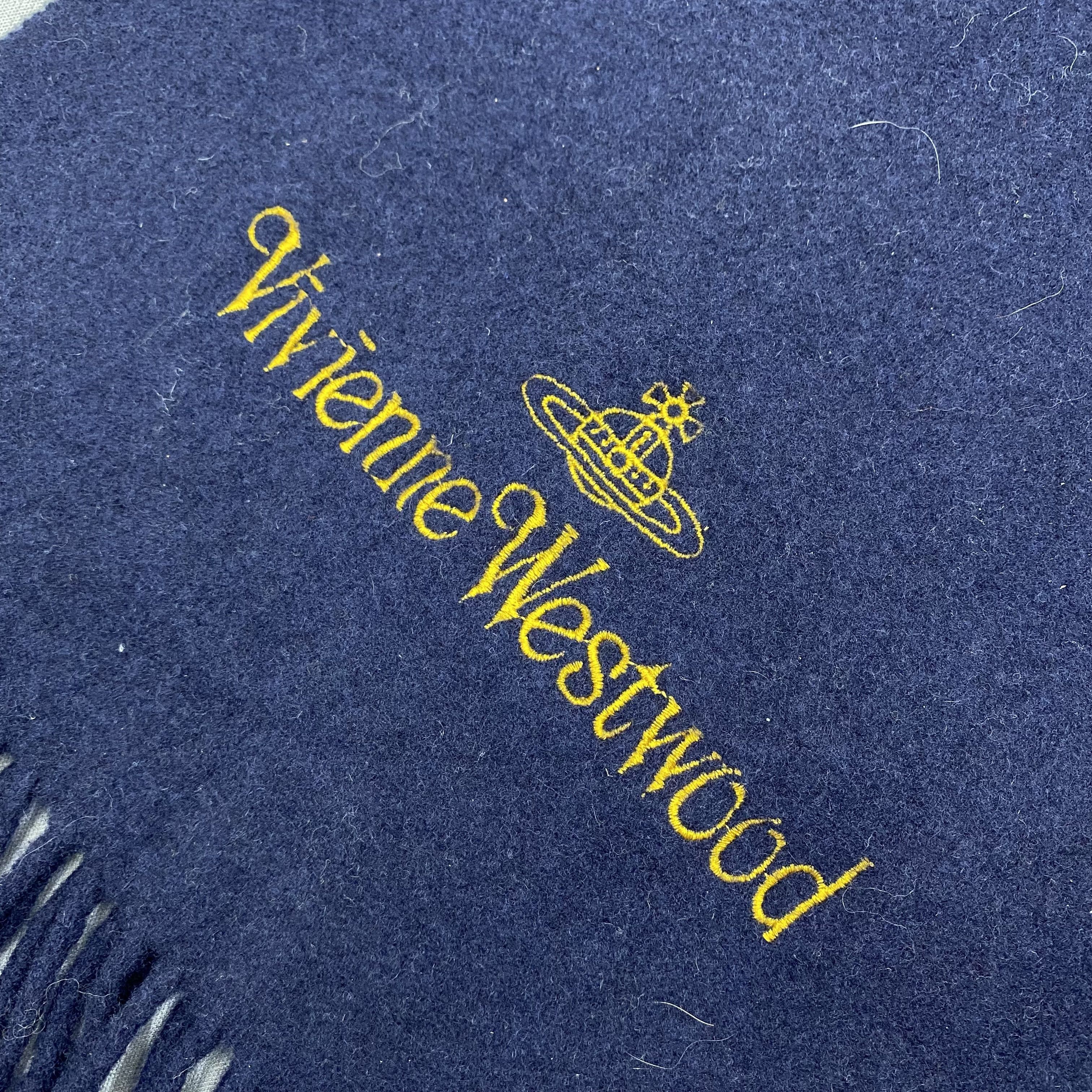 Vivienne Westwood Vintage Vivienne Westwood Scarf Orbs Muffler Wool Scarves Size ONE SIZE - 4 Thumbnail
