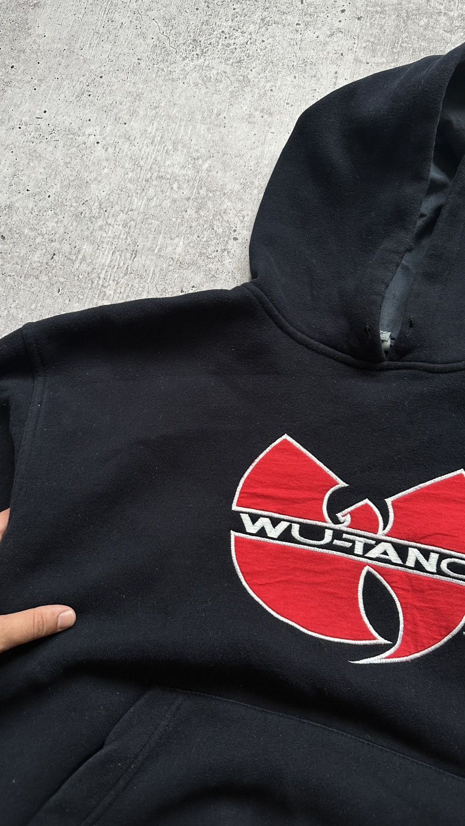 Band Tees 90s WU-TANG CLAN VINTAGE FLEECE HOODIE Size US L / EU 52-54 / 3 - 10 Thumbnail
