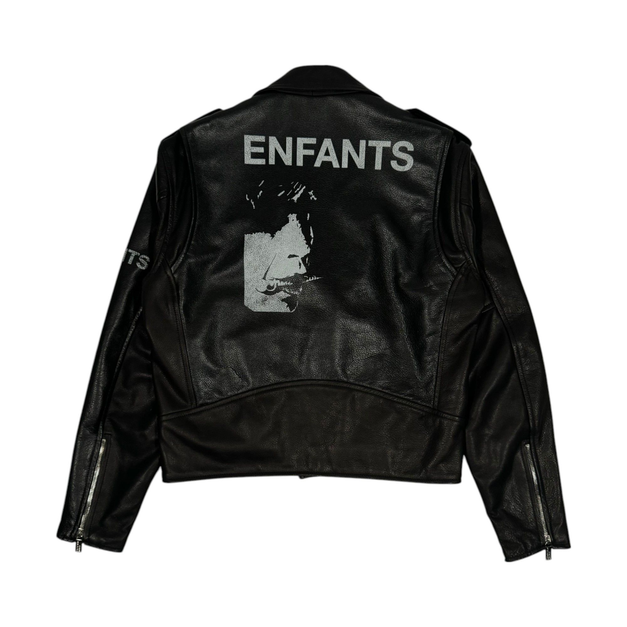 Enfants Riches Deprimes ERD Shooting Gallery Leather Biker Jacket FW22 Size US S / EU 44-46 / 1 - 1 Thumbnail