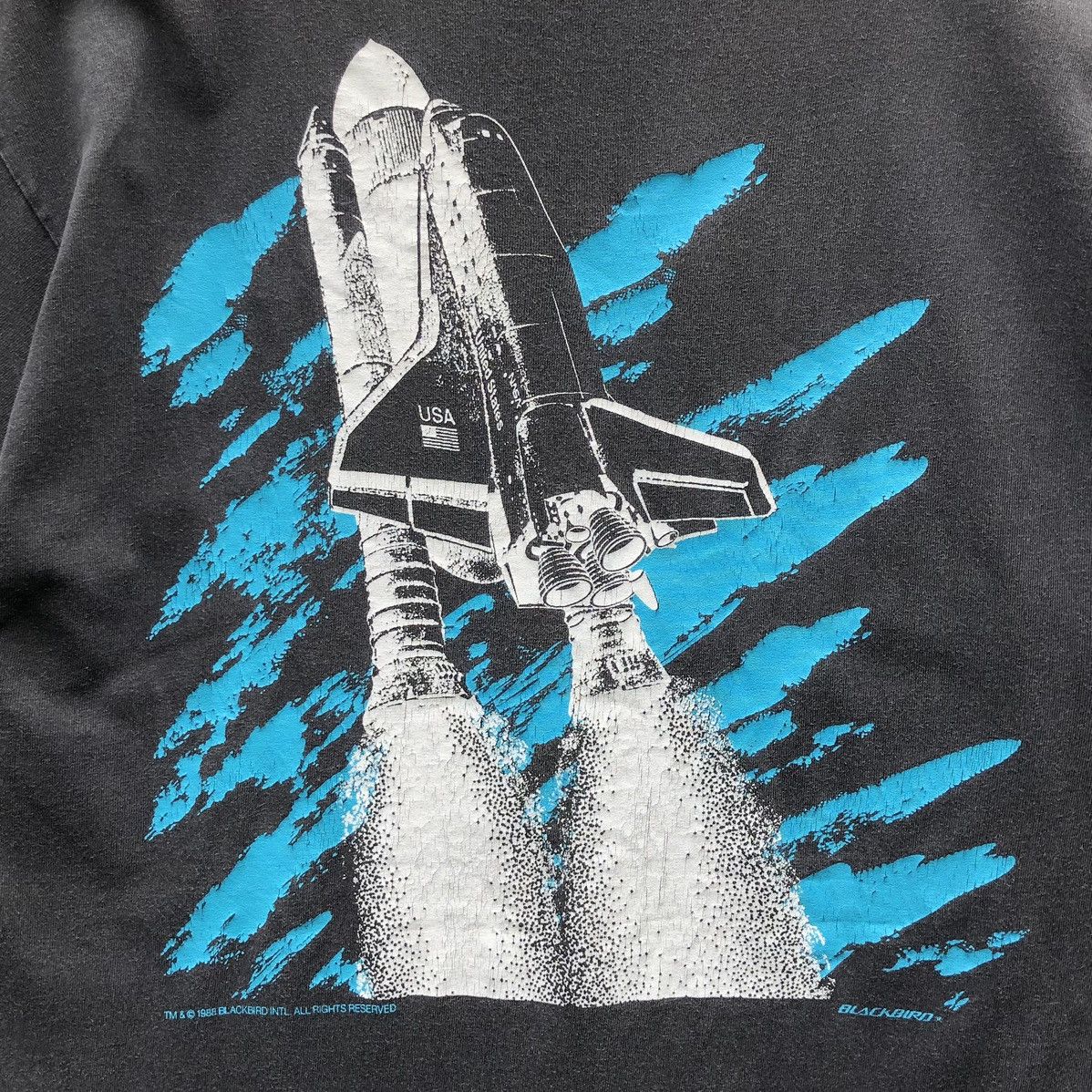 NASA × Vintage Vintage Blackbird Space Shuttle 1988 Shirt SunFaded Size US M / EU 48-50 / 2 - 9 Thumbnail
