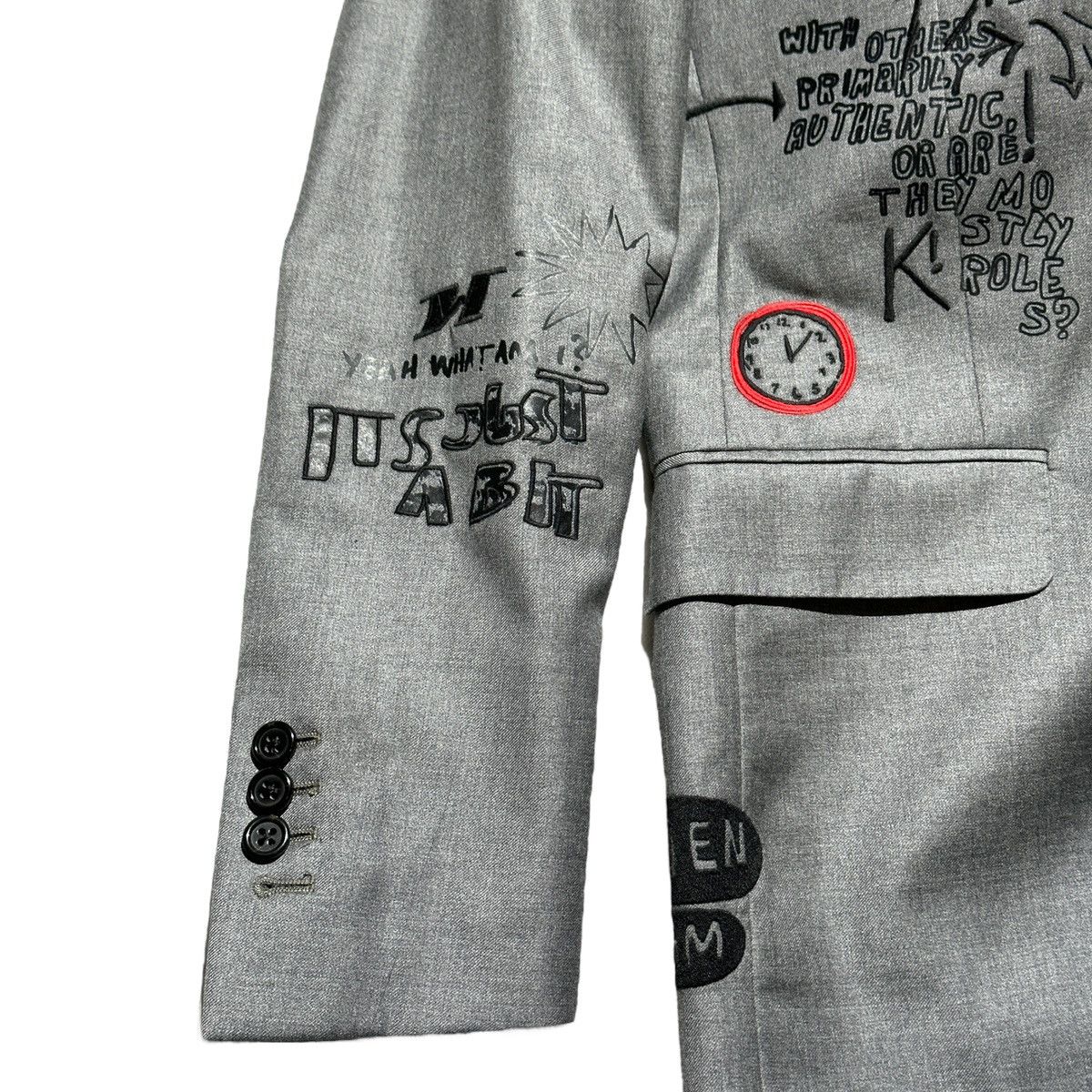 R13 $1,600 SS18 Scribble Doodle Punk blazer Size US M / EU 48-50 / 2 - 4 Thumbnail