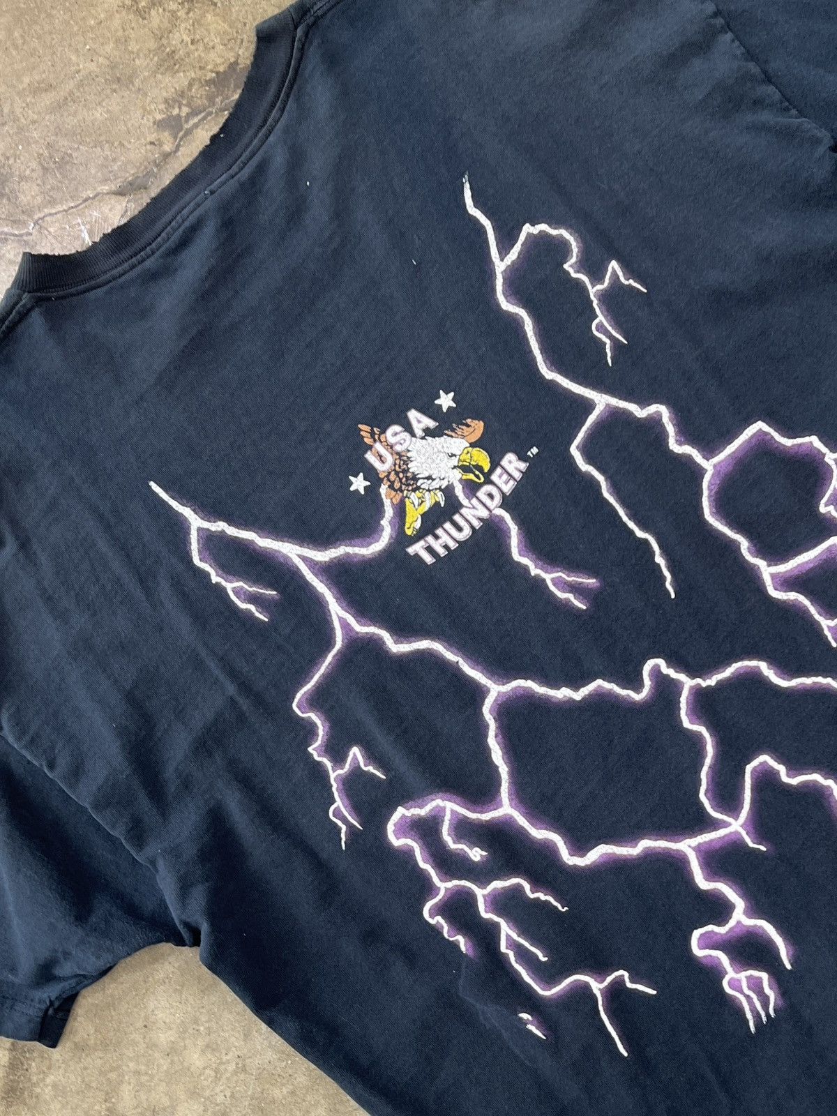 Harley Davidson Vintage 90 Legend Lives American Thunder Lightning Eagle XXL Size US XXL / EU 58 / 5 - 4 Thumbnail