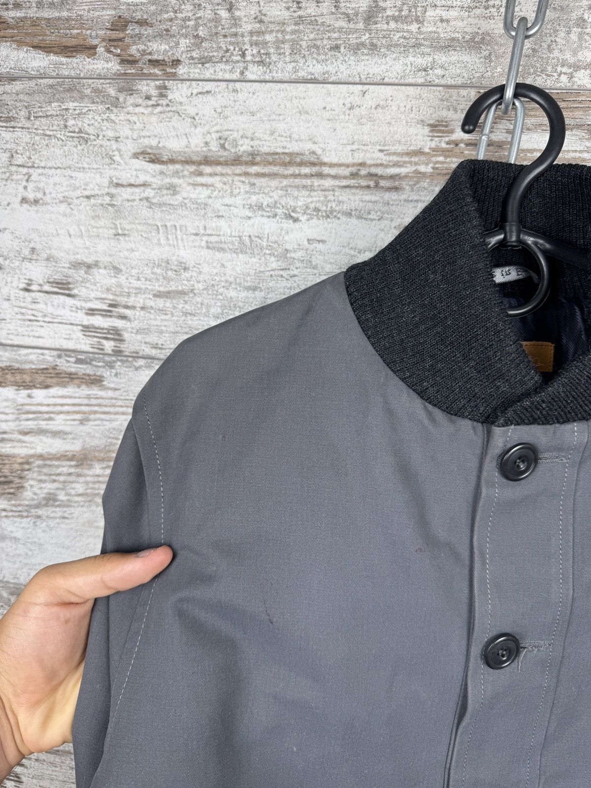 Albam Mens Vintage Albam bombers made in England jacket grey Size US S / EU 44-46 / 1 - 7 Thumbnail