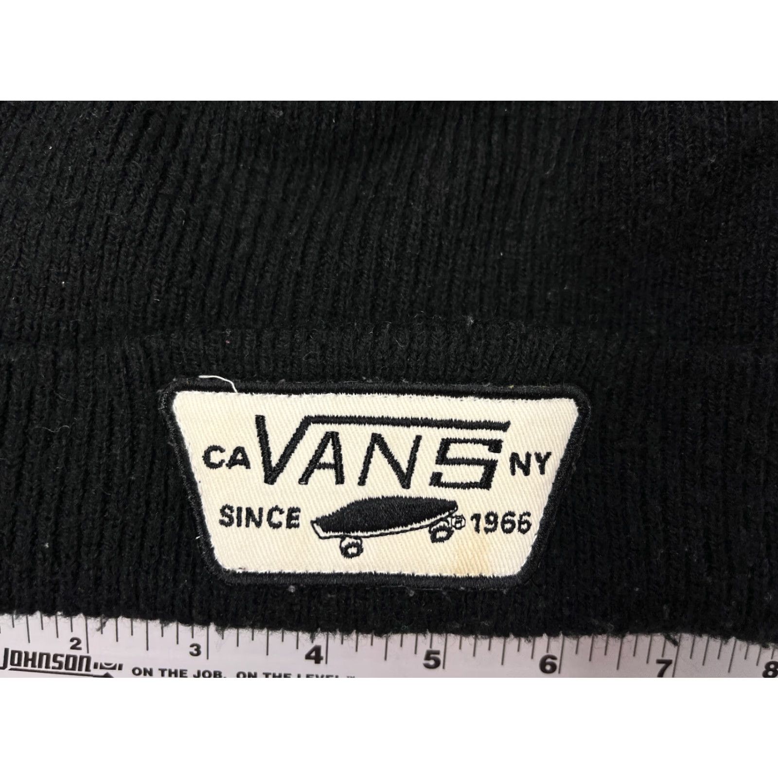 Vans VANS Beanie Adult One Size Black Knit Acrylic 90s Skate Outdoors Boys Mens - Beanie Hat Size ONE SIZE - 2 Thumbnail