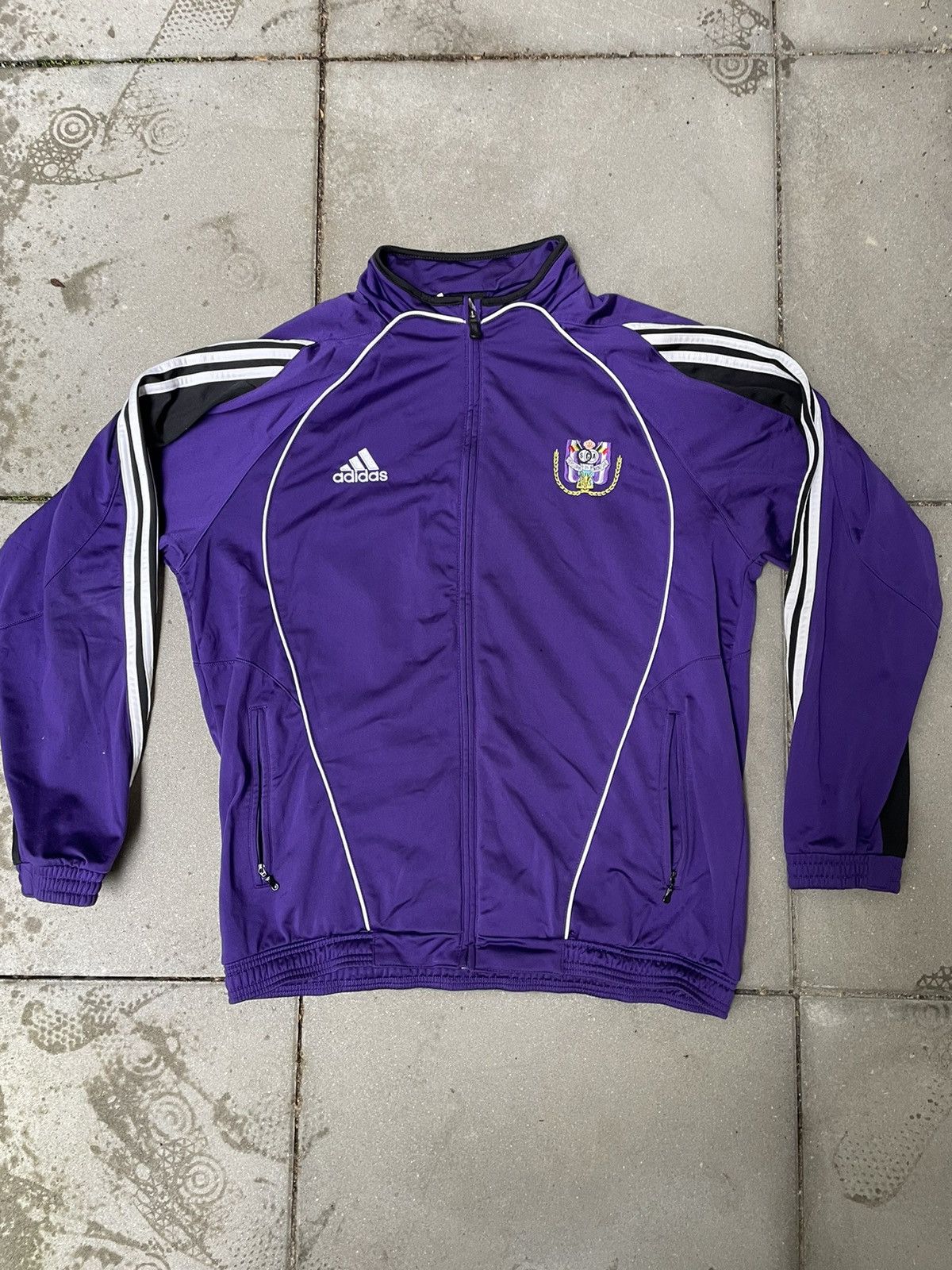 Adidas × Soccer Jersey × Vintage Vintage Soccer track Jacket