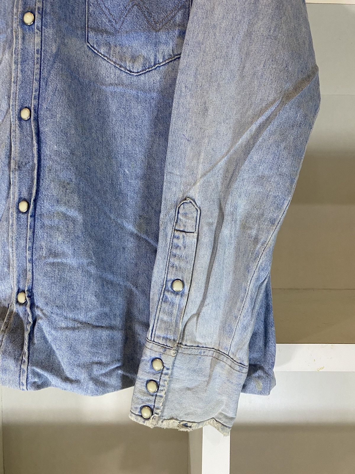 Vintage × Wrangler Vintage Wrangler Wrangler Denim Jacket Size US XL / EU 56 / 4 - 8 Thumbnail