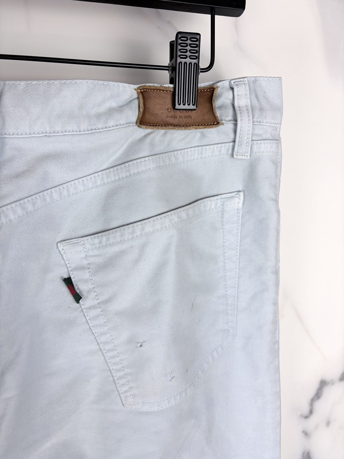 Gucci Gucci Tom Ford Vintage Moleskin Cotton Jeans Powder Blue Size US 30 / EU 46 - 8 Thumbnail
