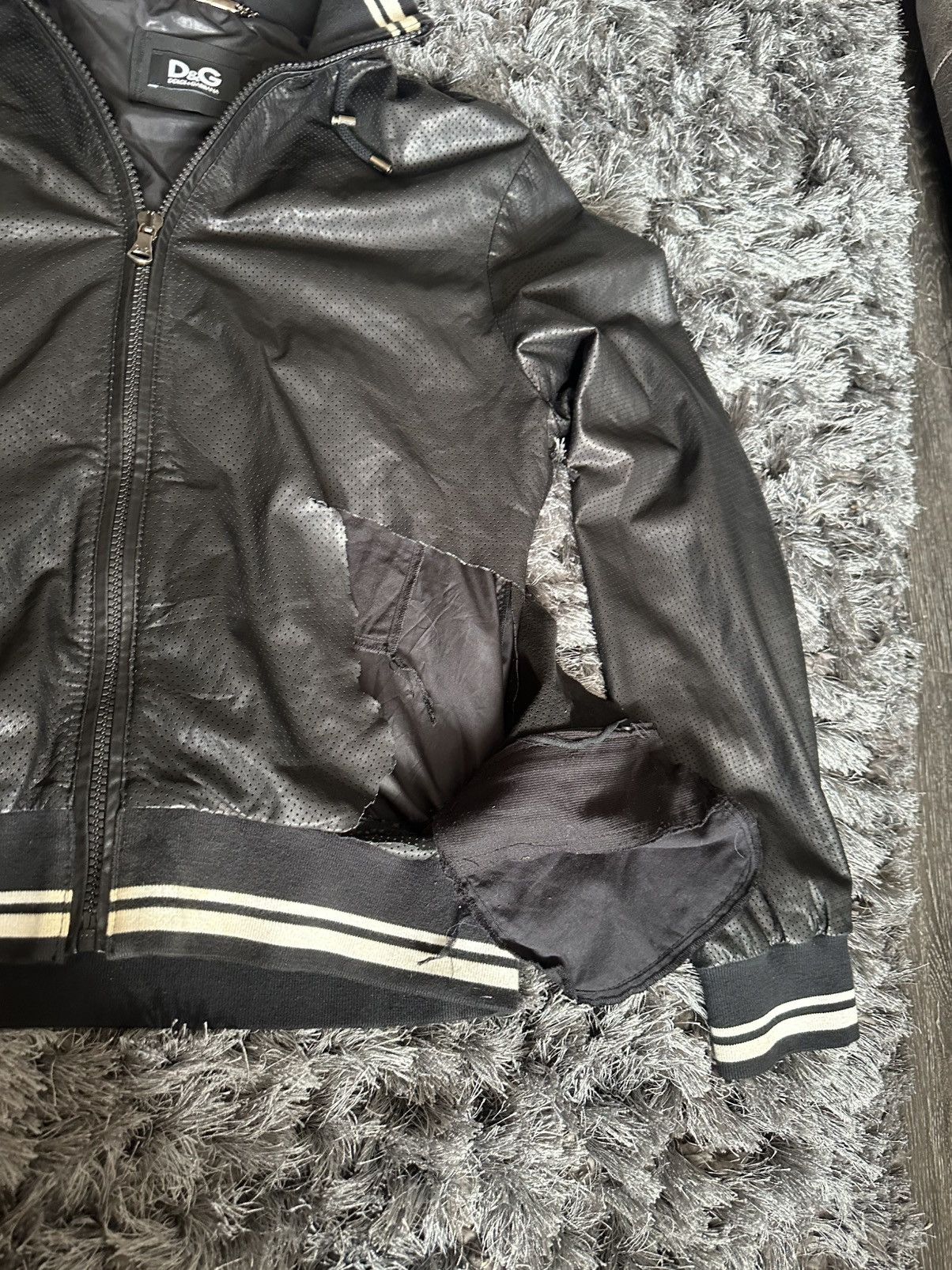 Dolce & Gabbana **RARE** Dolce & Gabbana Black and White Striped Jacket Size US S / EU 44-46 / 1 - 10 Thumbnail