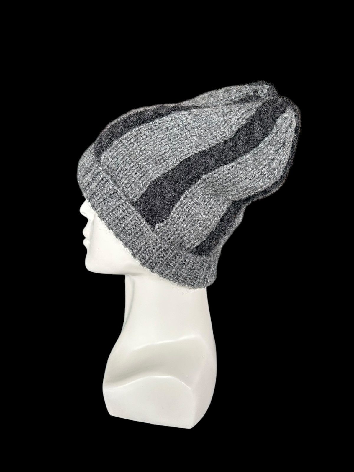 Japanese Brand × Kapital × Vintage Crochet knitted handmade Beanie Hats ☠️☠️ Size ONE SIZE - 2 Thumbnail