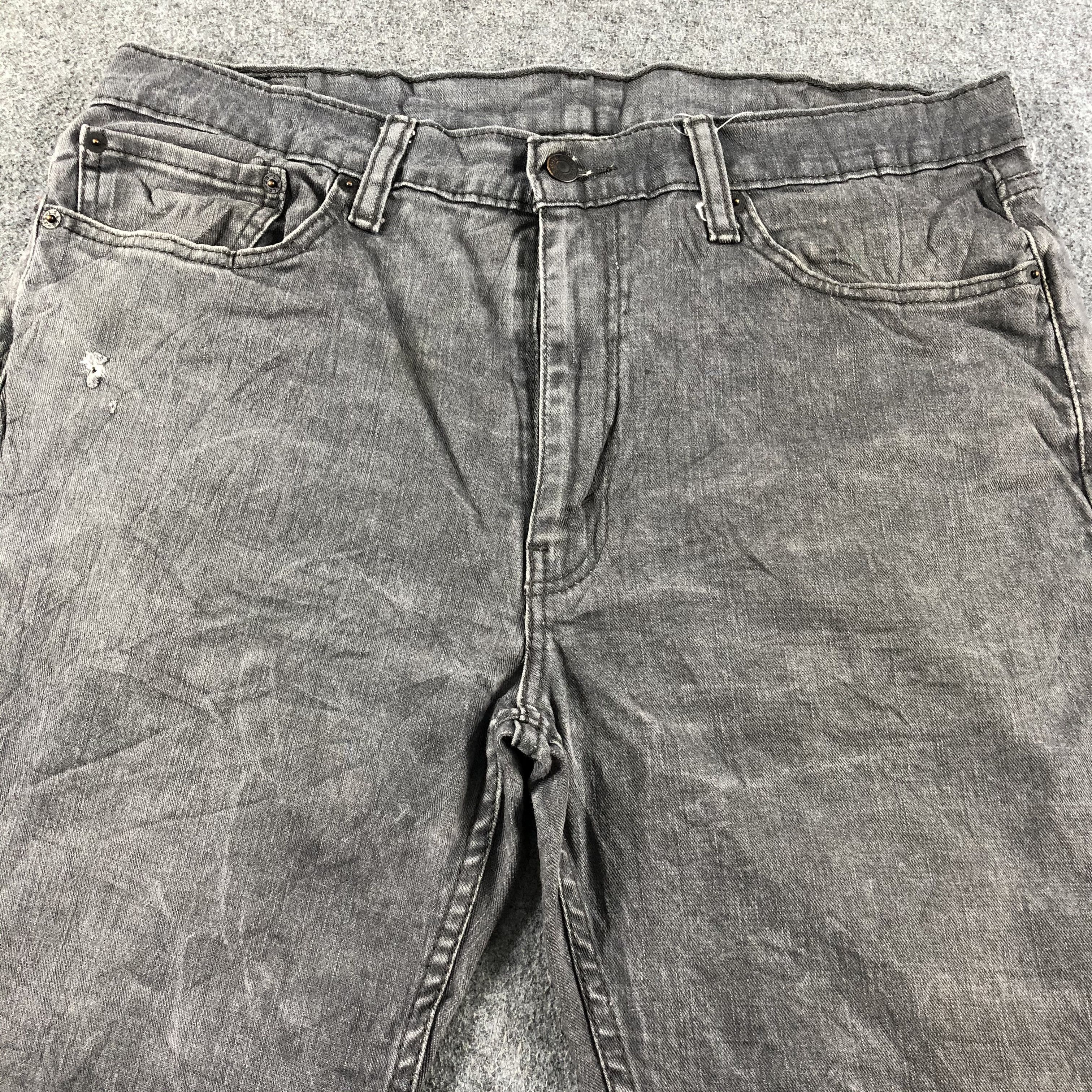 Levi's Vintage Faded Black Levis 514 Jeans-J2365 Size US 37 - 3 Thumbnail