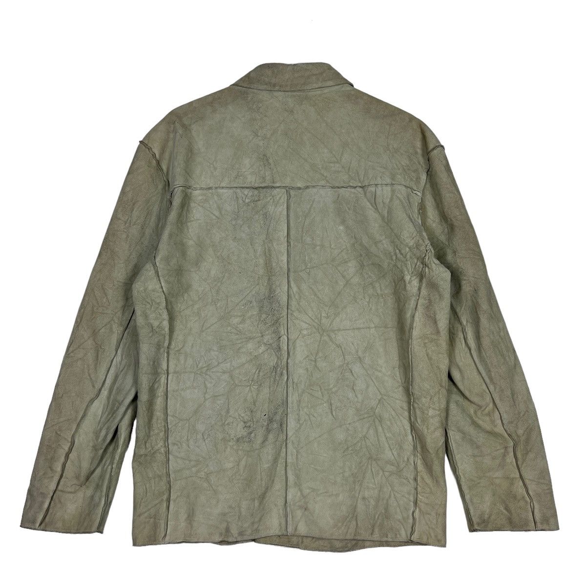 Nicole Farhi 🔥 NICOLE FARHI BUTTON LEATHER JACKET SIZE L ON TAG Size US L / EU 52-54 / 3 - 8 Thumbnail