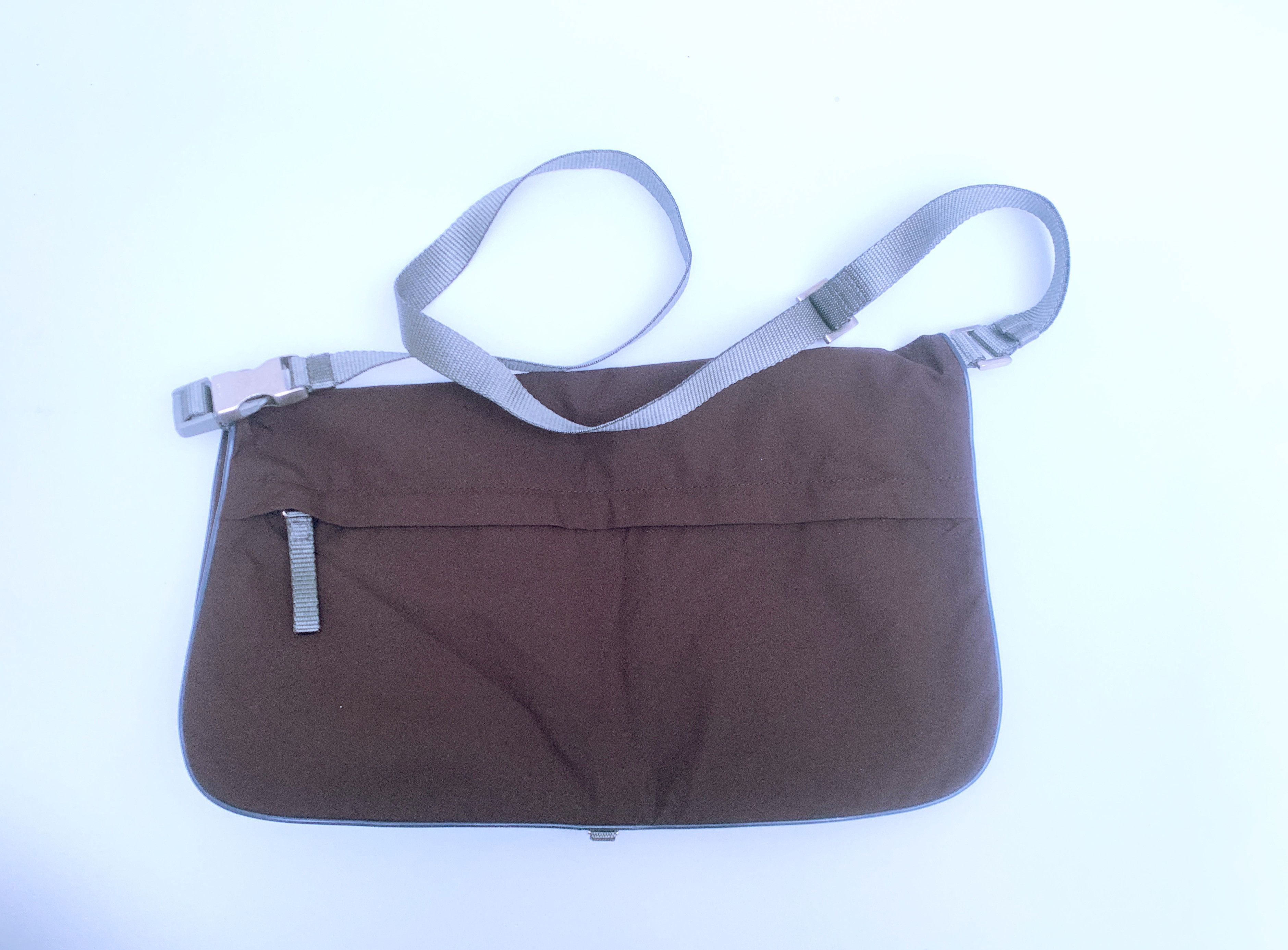 Prada PRADA Linea Rossa Brown Cross Body - Shoulder Bag Size ONE SIZE - 4 Thumbnail