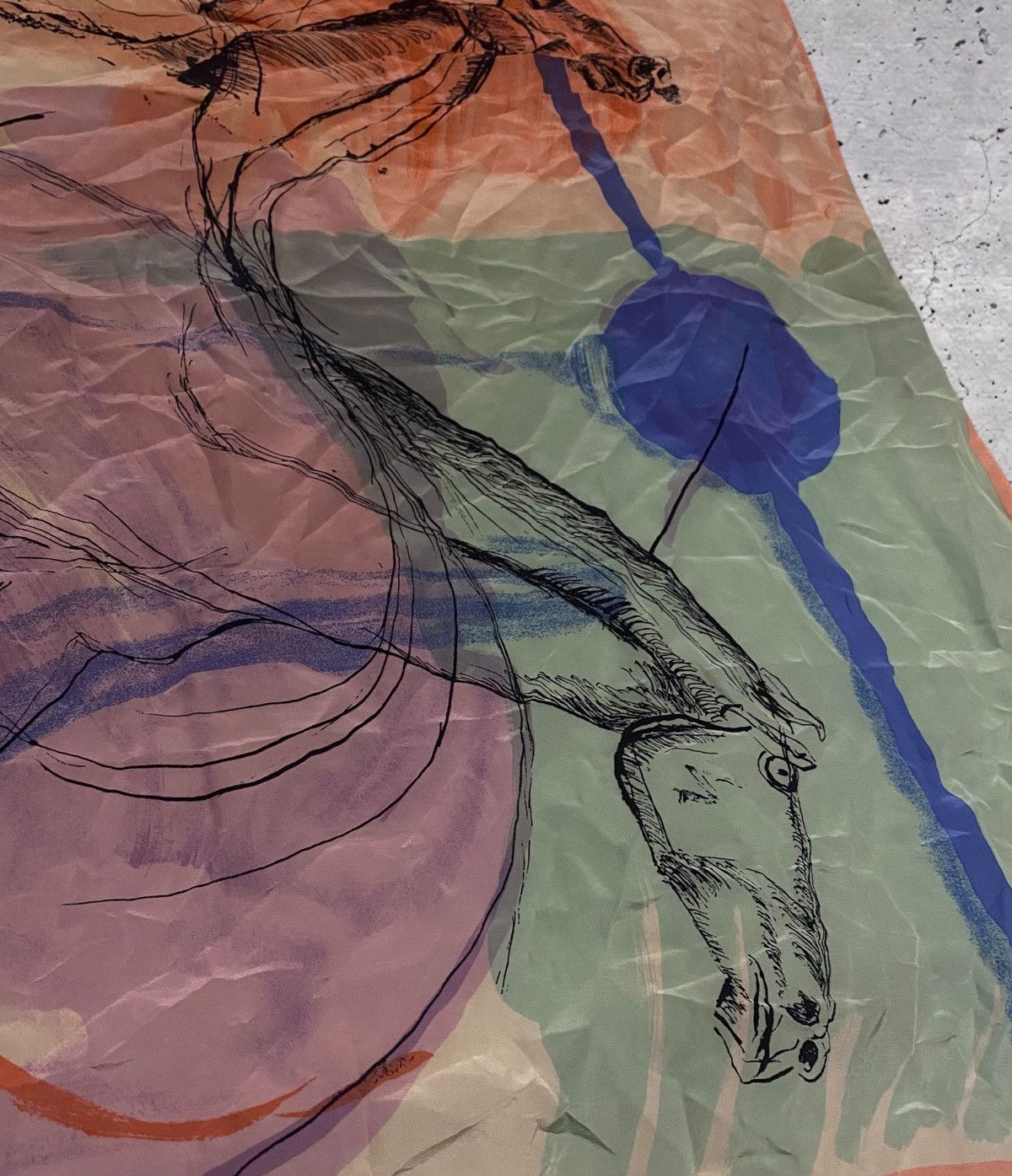 Other Vintage Bruno Cacciani Silk Scarf Size ONE SIZE - 2 Thumbnail