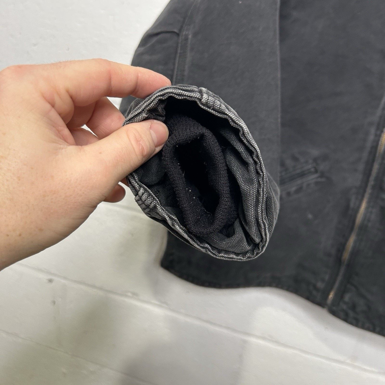 Carhartt Y2K Carhartt Sherpa-Lined Hooded Detroit Jacket “Black” Size L / US 10 / IT 46 - 5 Thumbnail