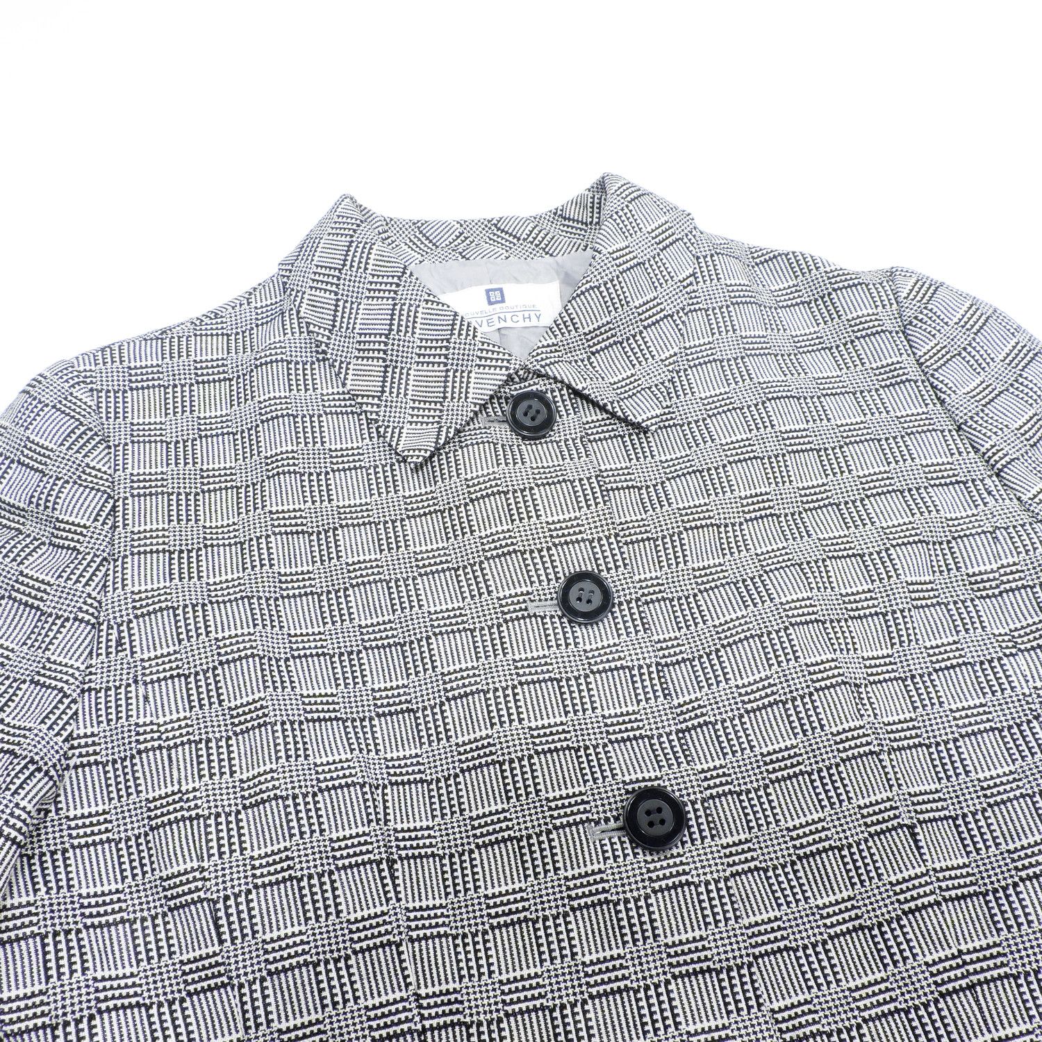 Givenchy GIVENCHY NOUVELLS BOUTIQUE HOUNDSTOOTH GLEN PLAID JACKET Size L / US 10 / IT 46 - 8 Thumbnail