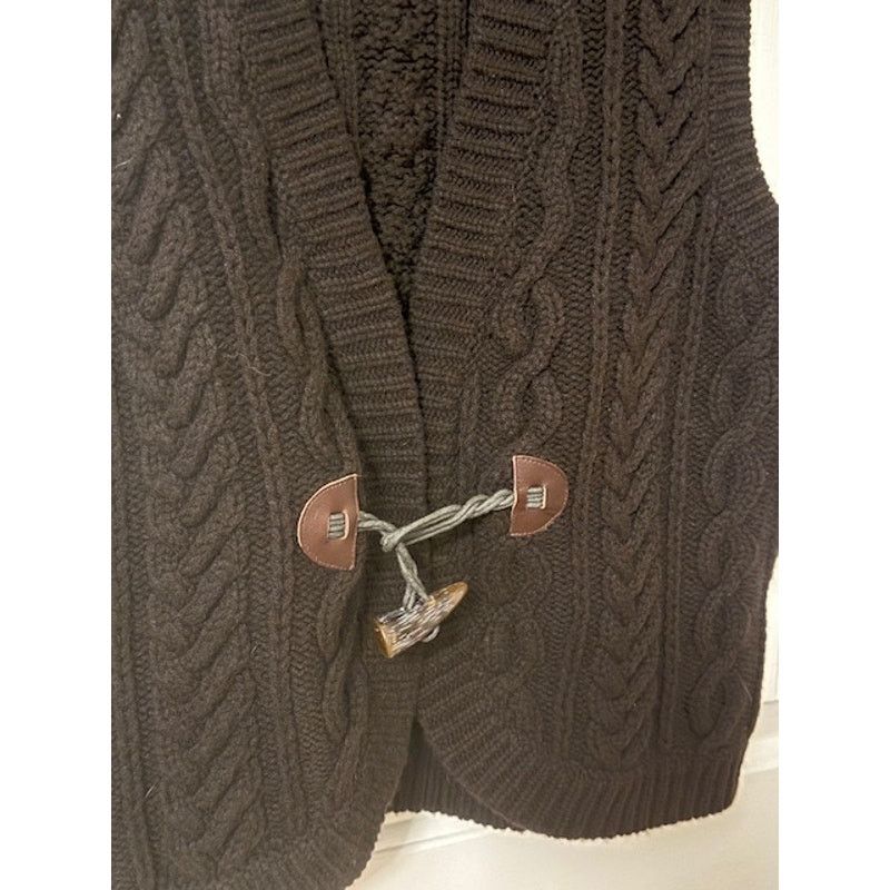 Lauren Ralph Lauren Lauren Ralph Lauren Vintage Cable Knit Lambs Wool Vest L Size L / US 10 / IT 46 - 6 Thumbnail