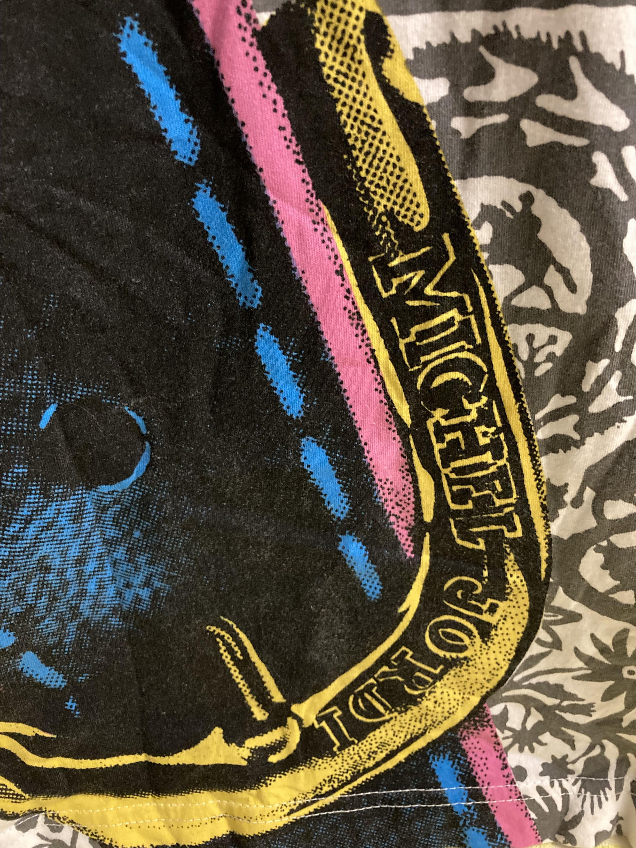 Vintage Vintage 1990’s Michel Jordi Art T Shirt Full Print Size US M / EU 48-50 / 2 - 5 Thumbnail