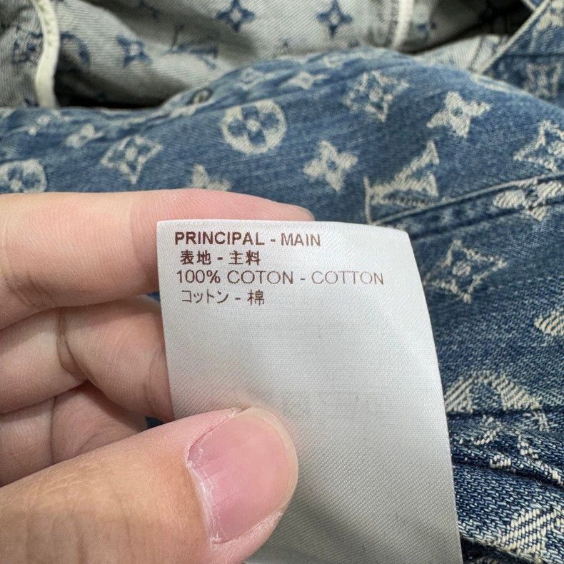 Louis Vuitton Louis Vuitton Full print denim jacket Nextarrow-2505 Size US XL / EU 56 / 4 - 4 Thumbnail
