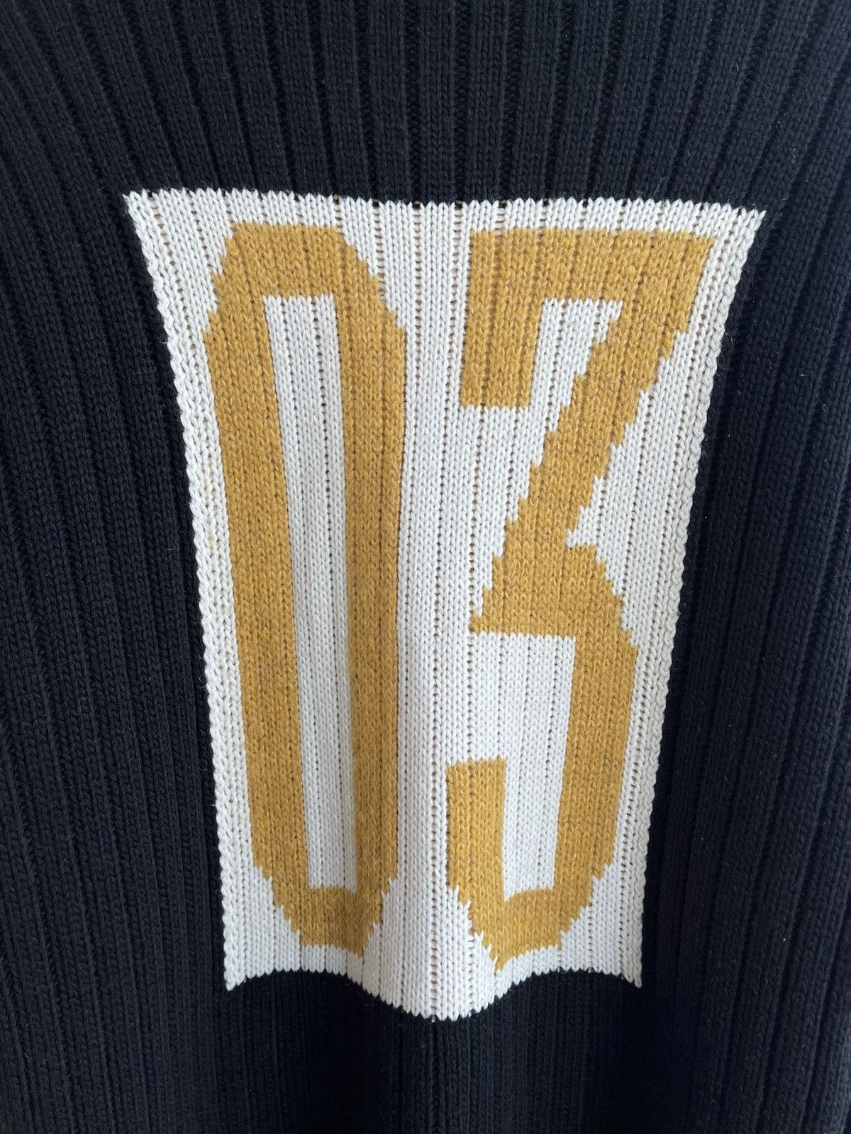 Harley Davidson HD Logo Print Half Zip Wool Ribbed Knit Pullover Sweater 90s Size US XL / EU 56 / 4 - 7 Thumbnail