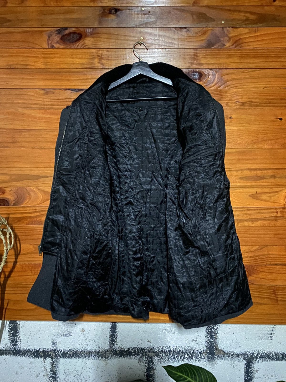Andrew Marc Marc New York by Andrew Marc Charcoal Wool-Blend Overcoat Size US L / EU 52-54 / 3 - 8 Thumbnail