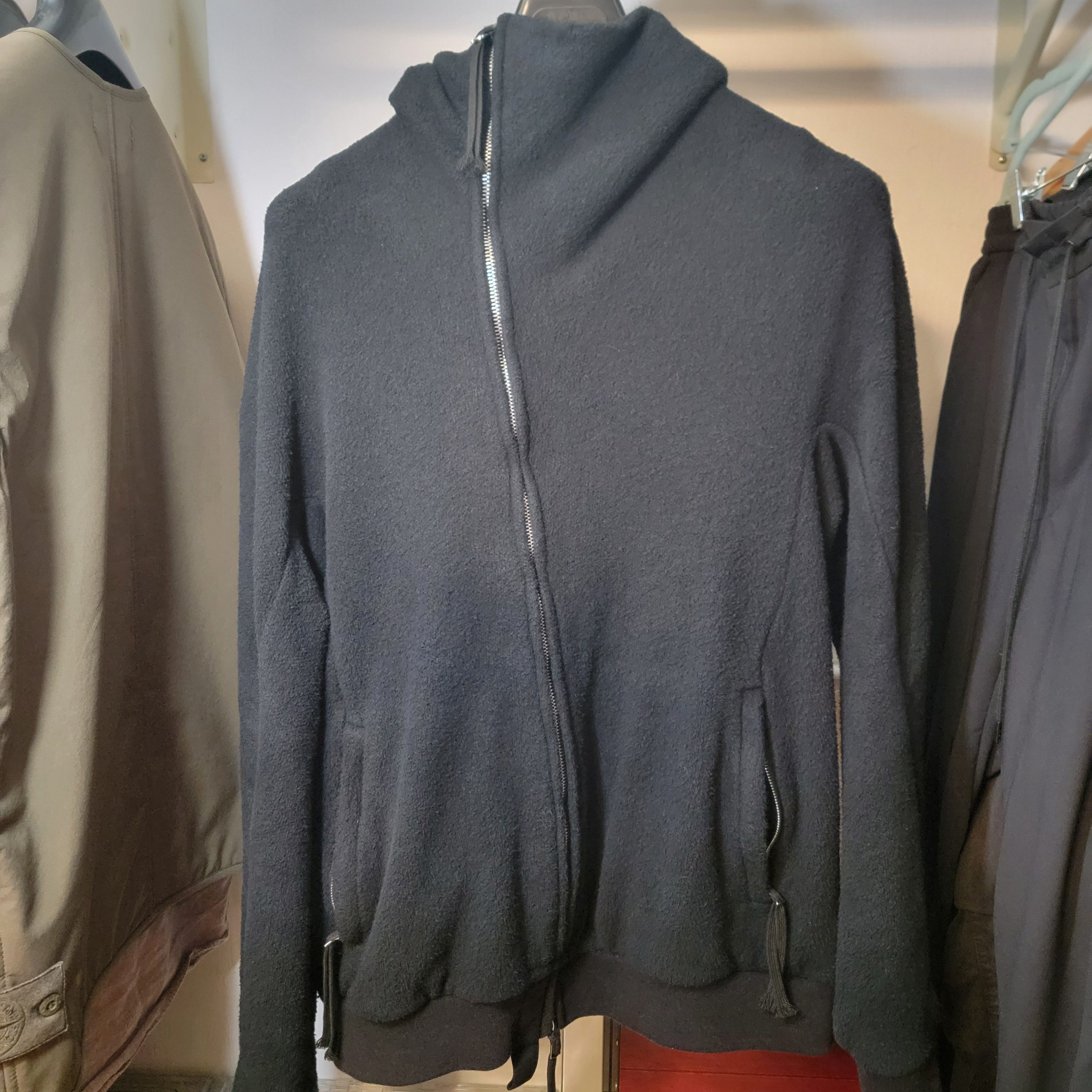 Boris Bidjan Saberi FWT00001 ninja zipper 2 hoodie object felted Size US L / EU 52-54 / 3 - 1 Thumbnail