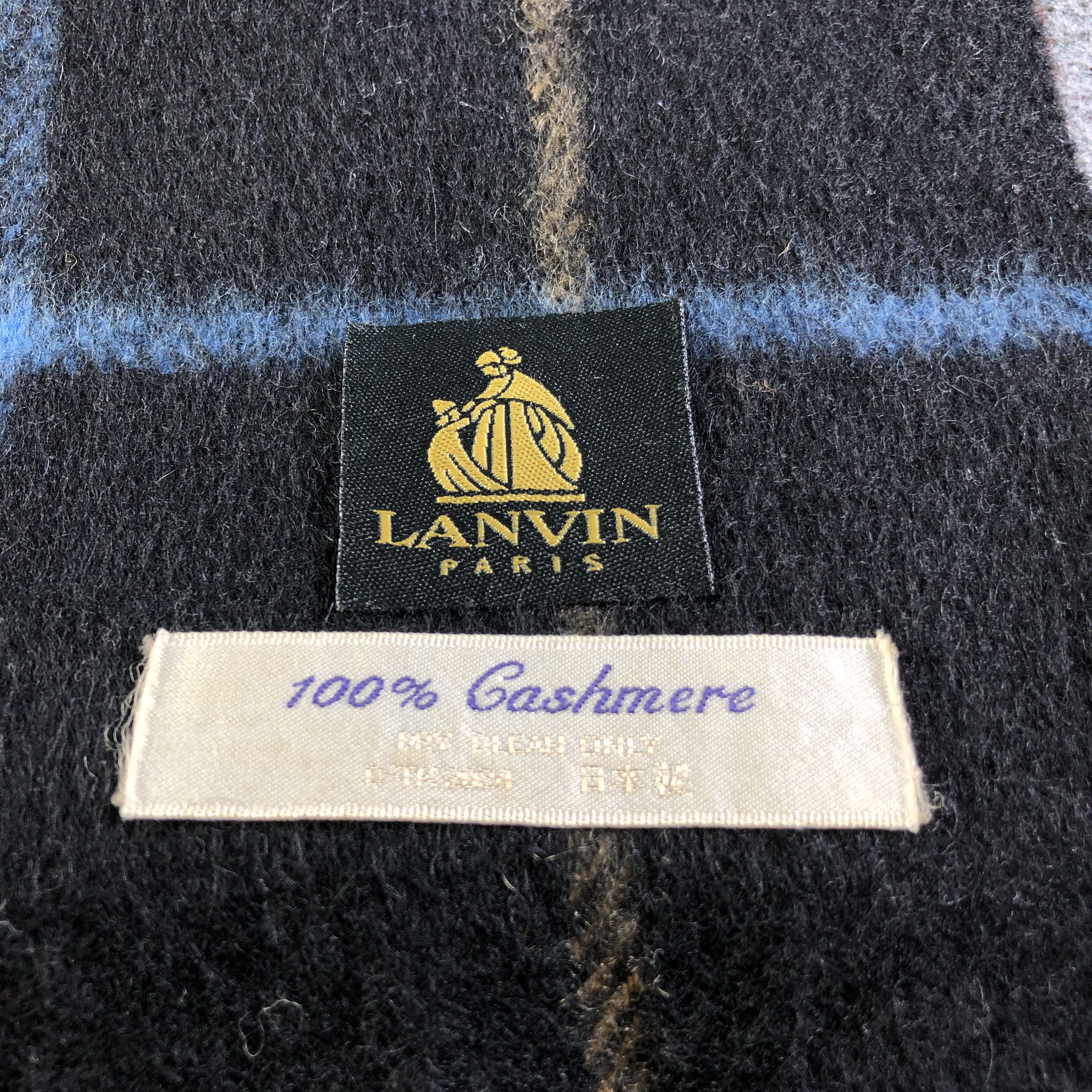 Lanvin Lanvin Cashmere Scarf Muffler Neckwear V2740 Size ONE SIZE - 5 Thumbnail